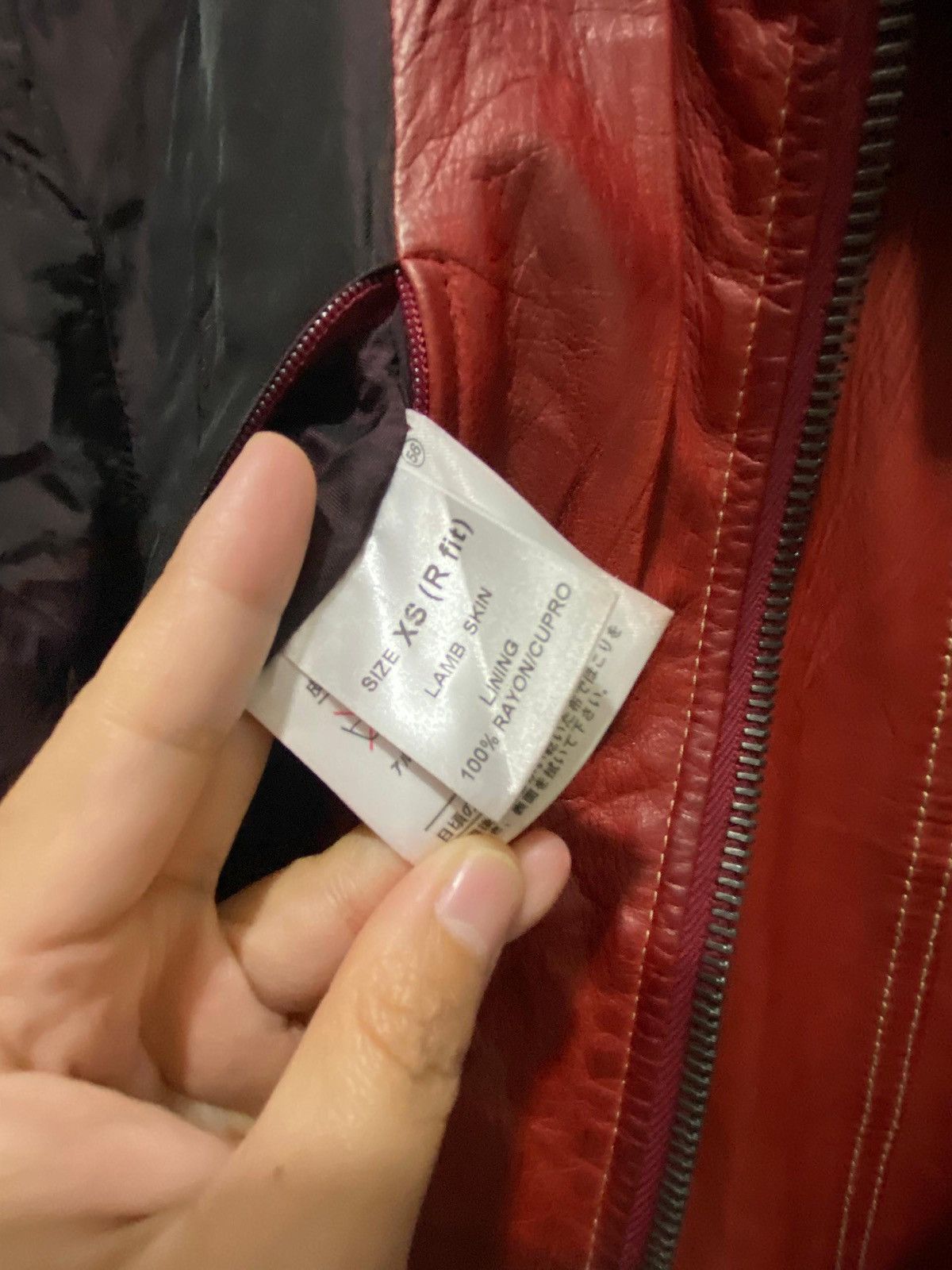 Alfred Dunhill Dunhill Made in Italy Lambskin Leather Bomber Jacket Size US XS / EU 42 / 0 - 5 Thumbnail