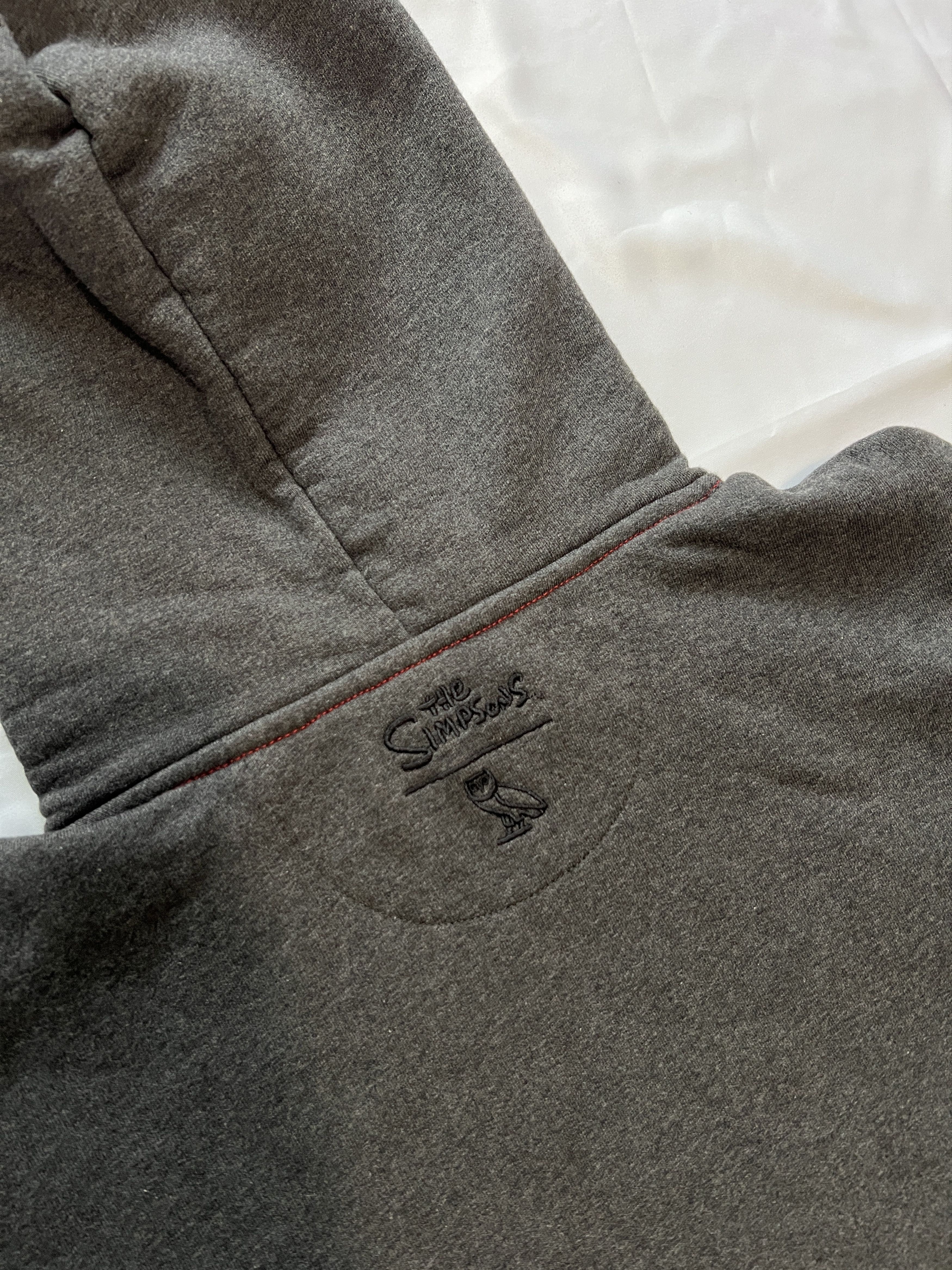 Drake OVO x The Simpsons Knit Hoodie Charcoal Grey Size US M / EU 48-50 / 2 - 3 Thumbnail