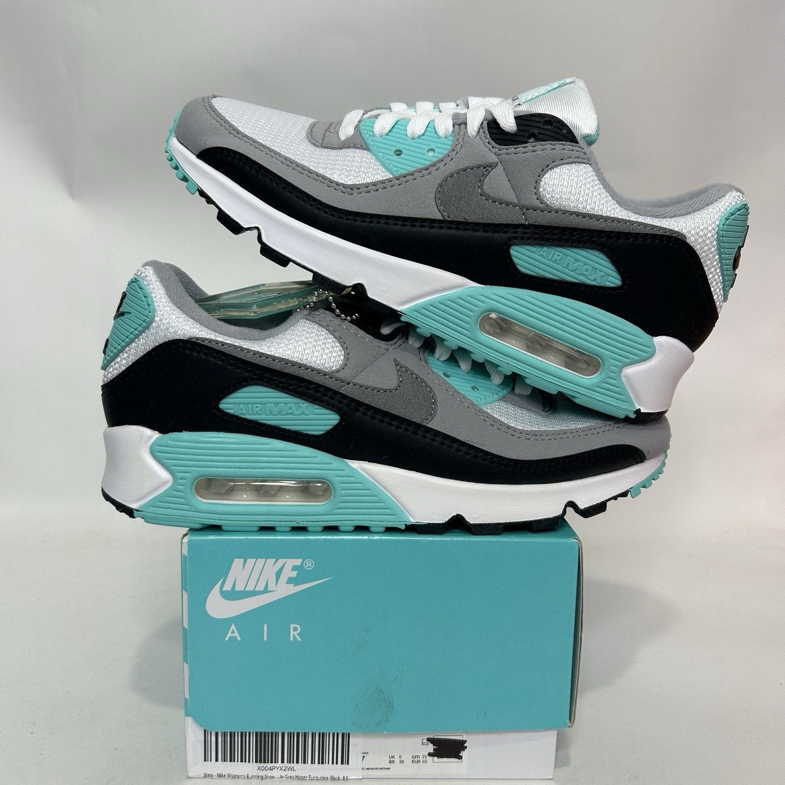 Nike Nike Air Max 90 Recraft WMNS “Hyper Turquoise" Size US 8.5 / IT 38.5 - 1 Thumbnail