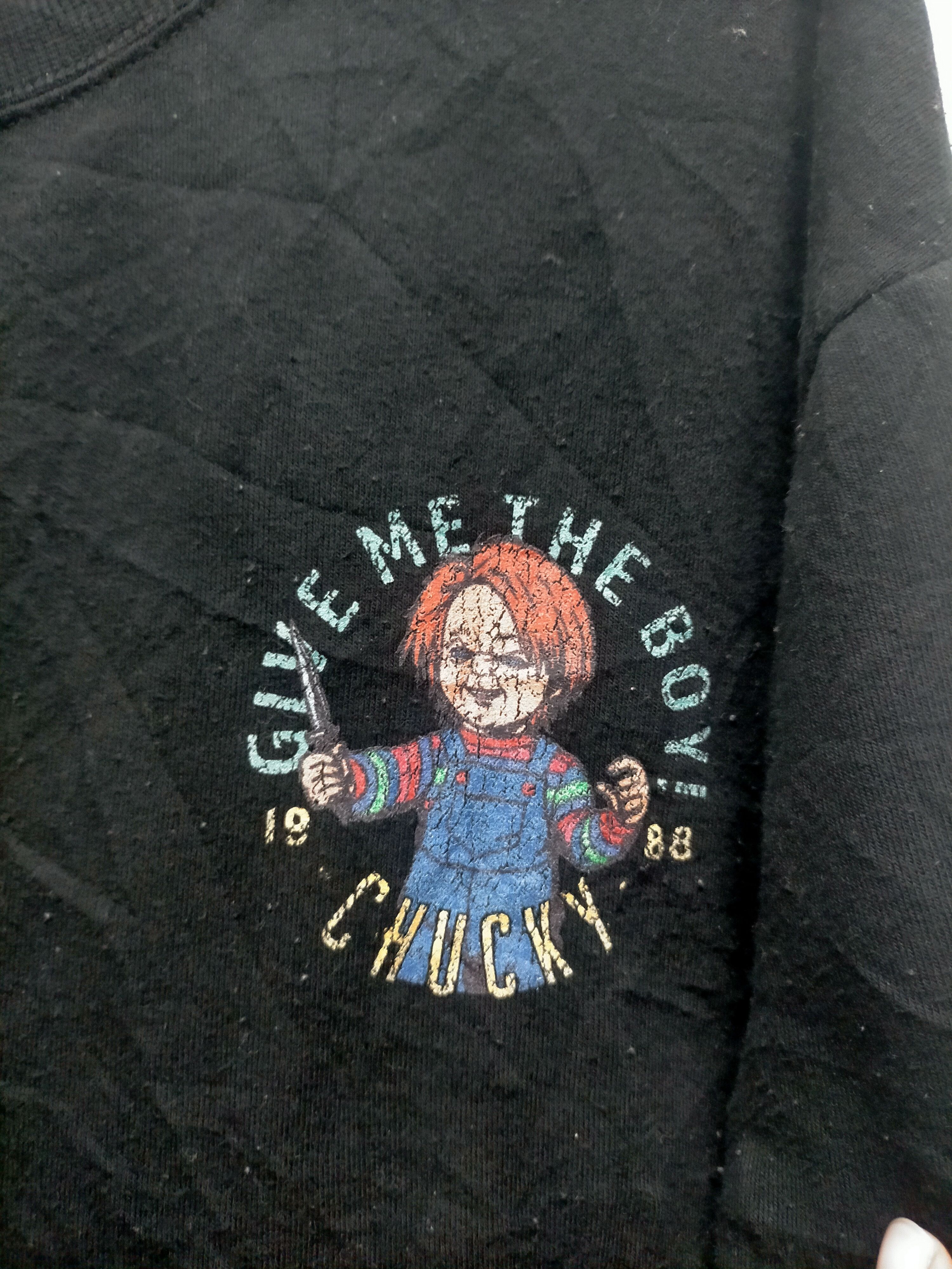 Vintage Vintage Movie Horror Chucky Sweatshirt Size US L / EU 52-54 / 3 - 4 Thumbnail
