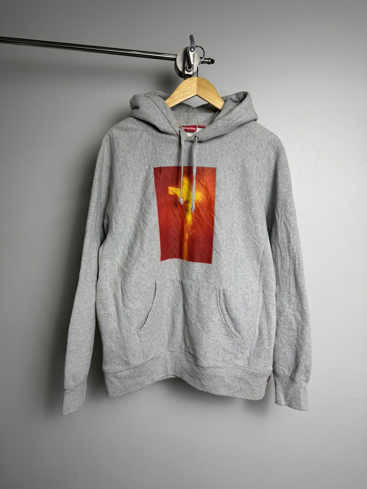 Supreme Supreme Andres Serrano 17AW Hoodie Blood and Semen Black