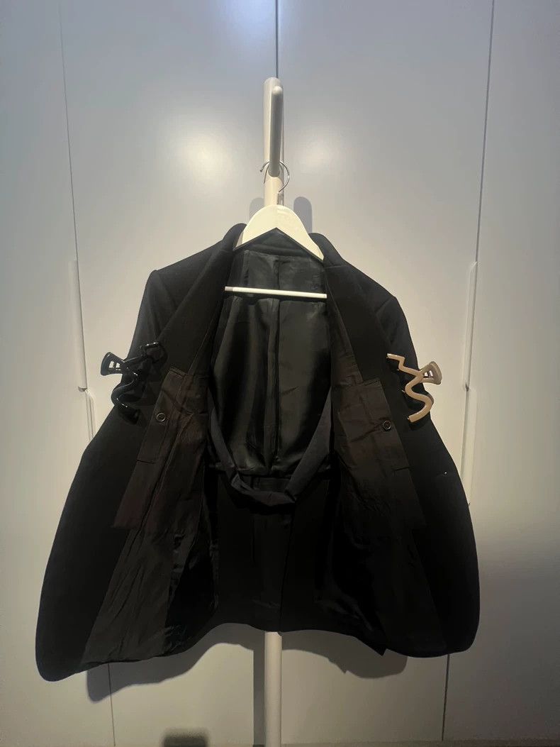 Rick Owens Rick Owens size 4 black blazer Size US L / EU 52-54 / 3 - 3 Thumbnail