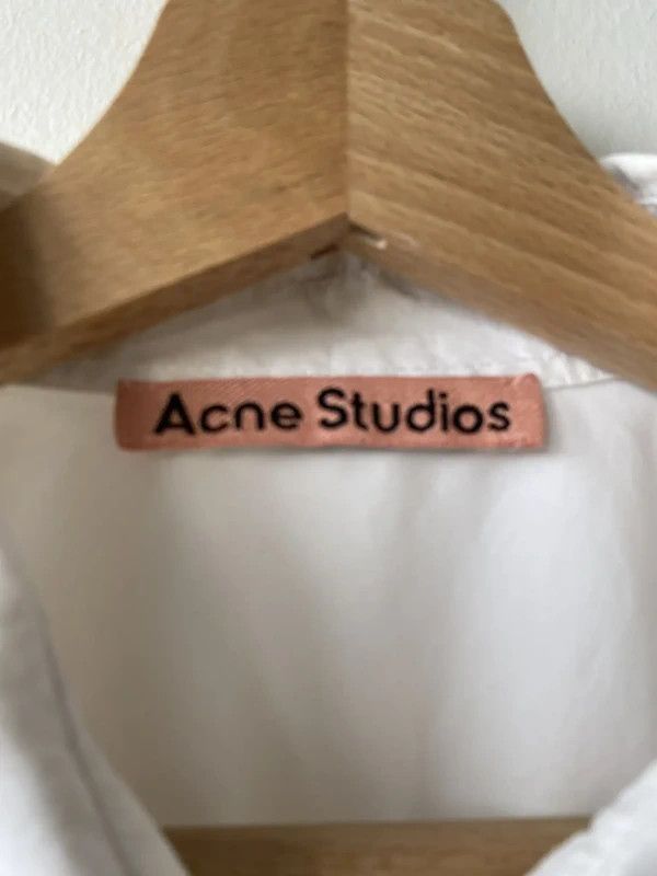 Acne Studios 46/S - Classic Shirt - White Size US S / EU 44-46 / 1 - 6 Thumbnail
