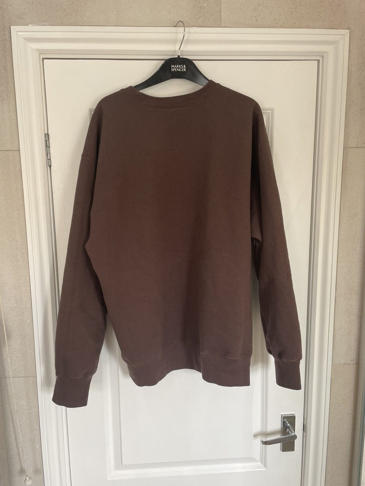 Supreme Supreme Box Logo Crewneck - Brown (F/W 2022) Size US L / EU 52-54 / 3 - 2 Thumbnail