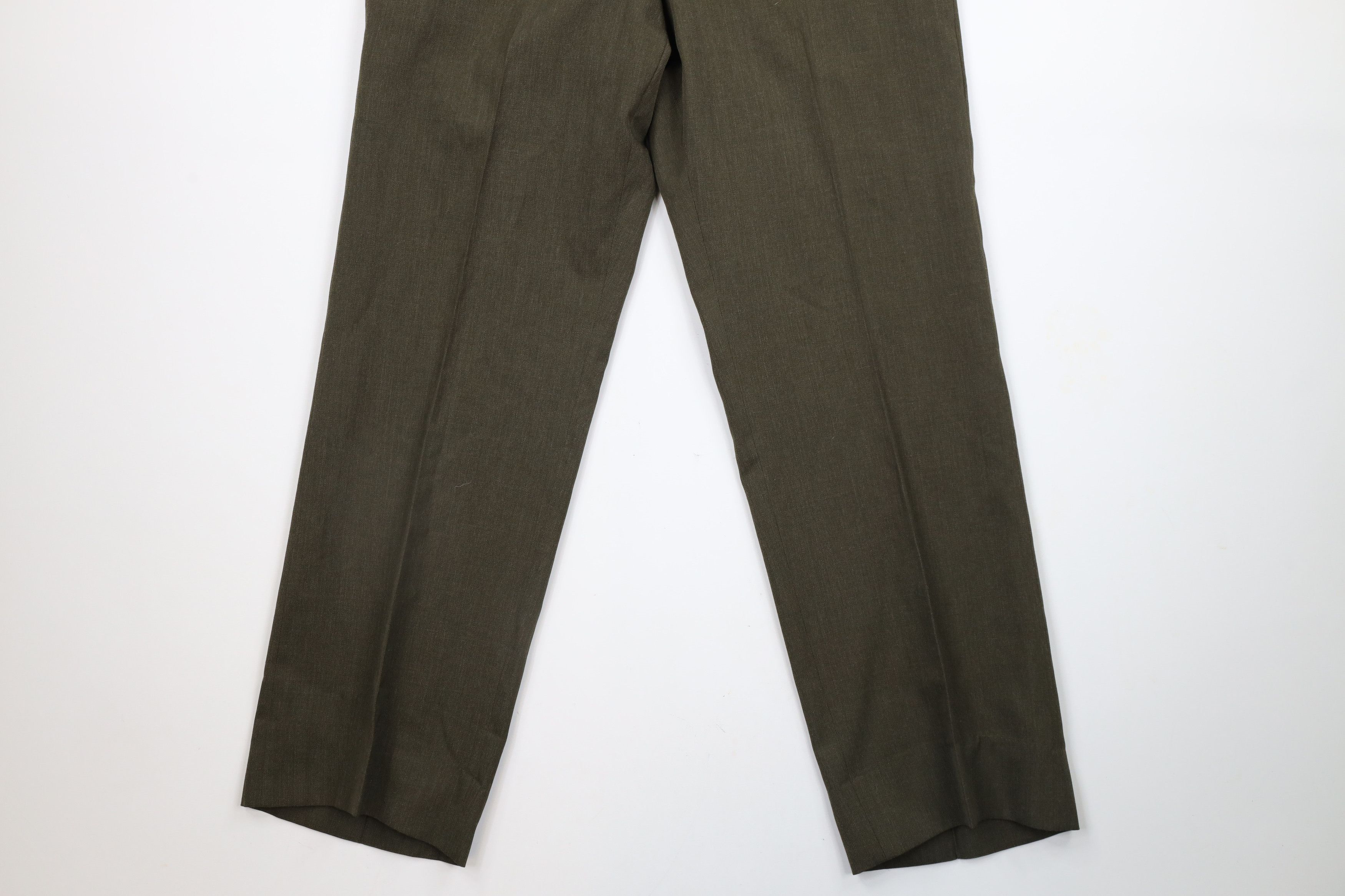 Vintage Vintage 90s Military Corps Wide Leg Trousers Pants USA Size US 30 / EU 46 - 4 Thumbnail