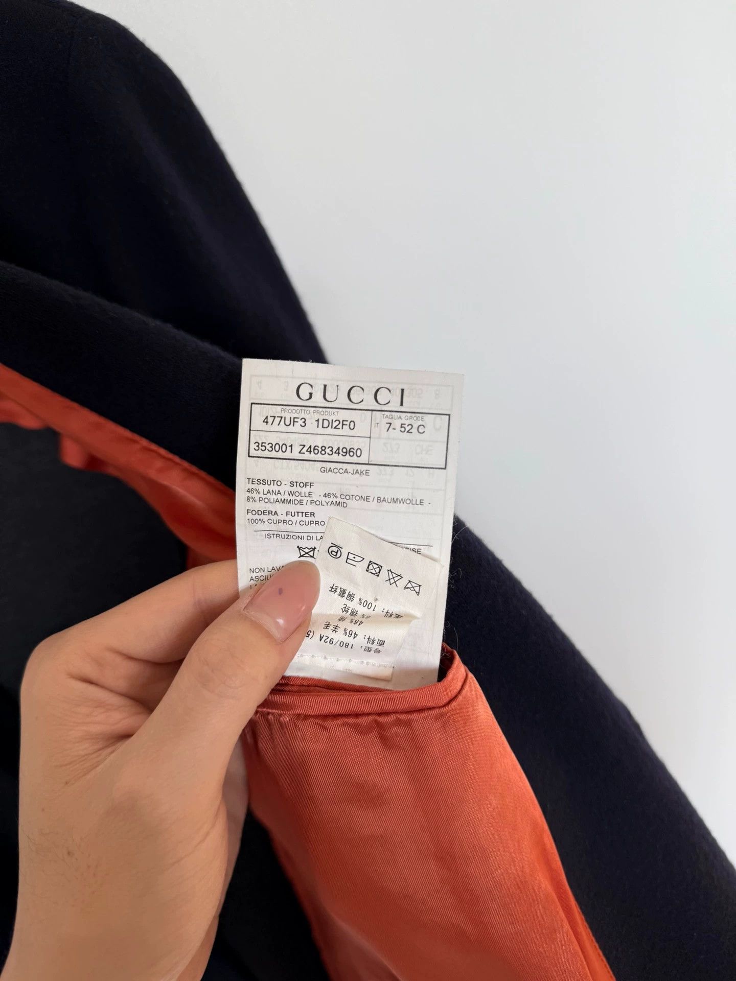 Gucci Gucci Knight Buckle Wool Blend Blazer 52 Size 52S - 7 Thumbnail