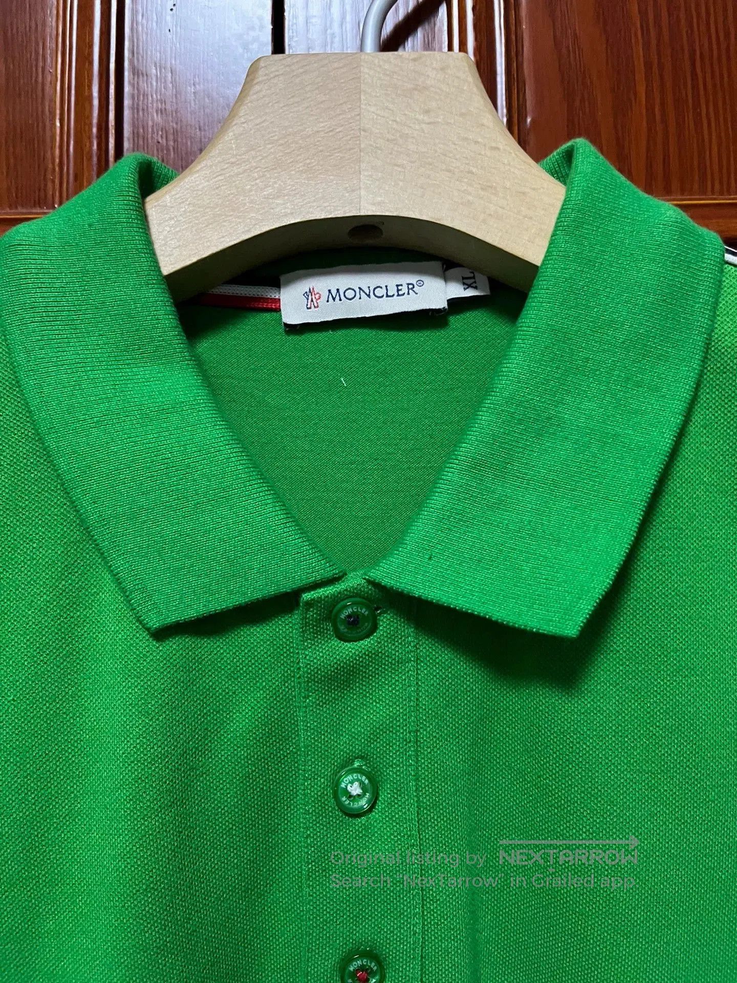 Moncler Moncler Men's Short Sleeve Polo Shirt. Size US XL / EU 56 / 4 - 4 Thumbnail