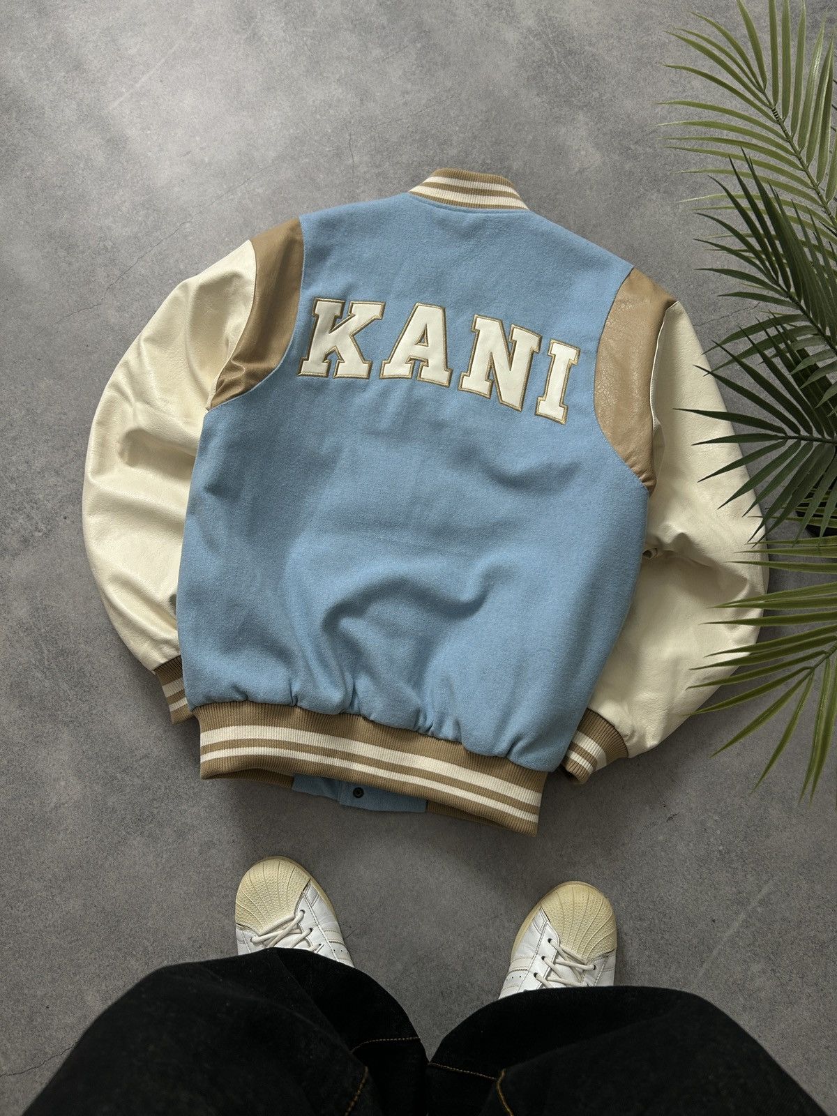 Karl Kani Karl Kani big logo jacket mens light/blue OG size S Size US M / EU 48-50 / 2 - 2 Thumbnail