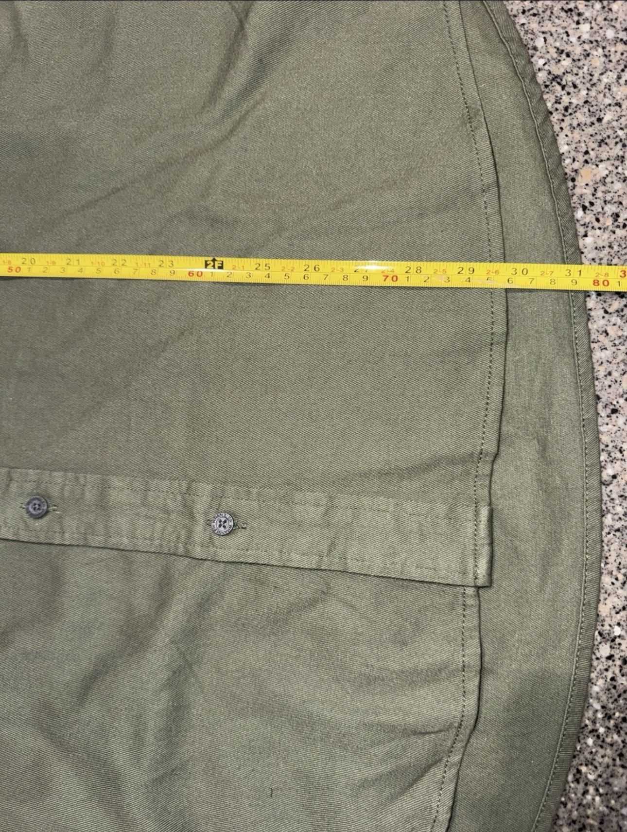 Wrangler Wrangler Olive Green Button Down Shirt Large Flex Comfort Size US L / EU 52-54 / 3 - 4 Thumbnail