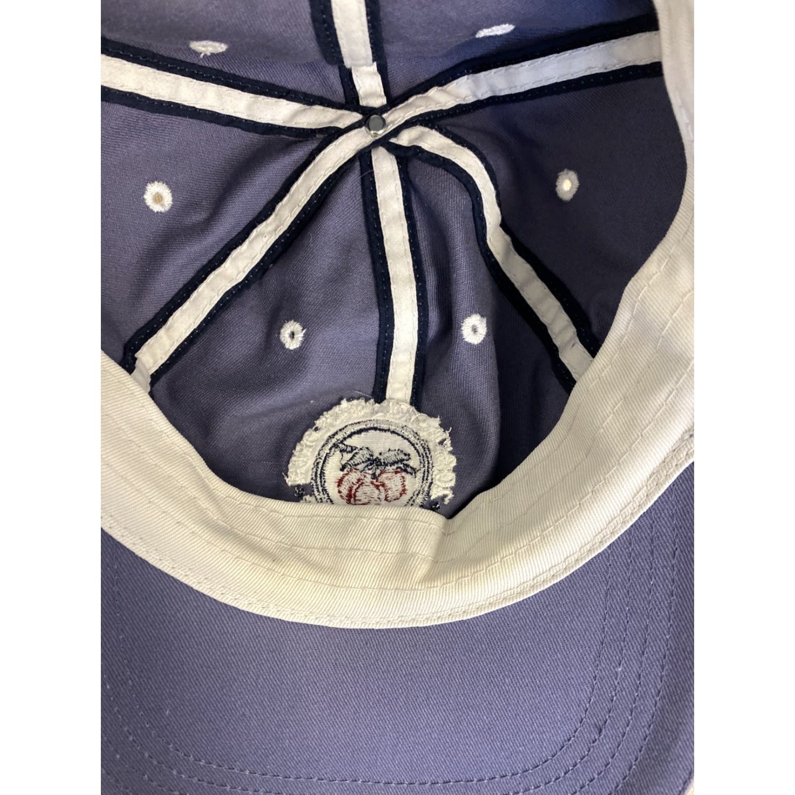 Vintage VINTAGE Ahead Baseball Cap Unisex Adults One Size Blue Adjustable Hat Champs Flint Logo Size ONE SIZE - 7 Thumbnail