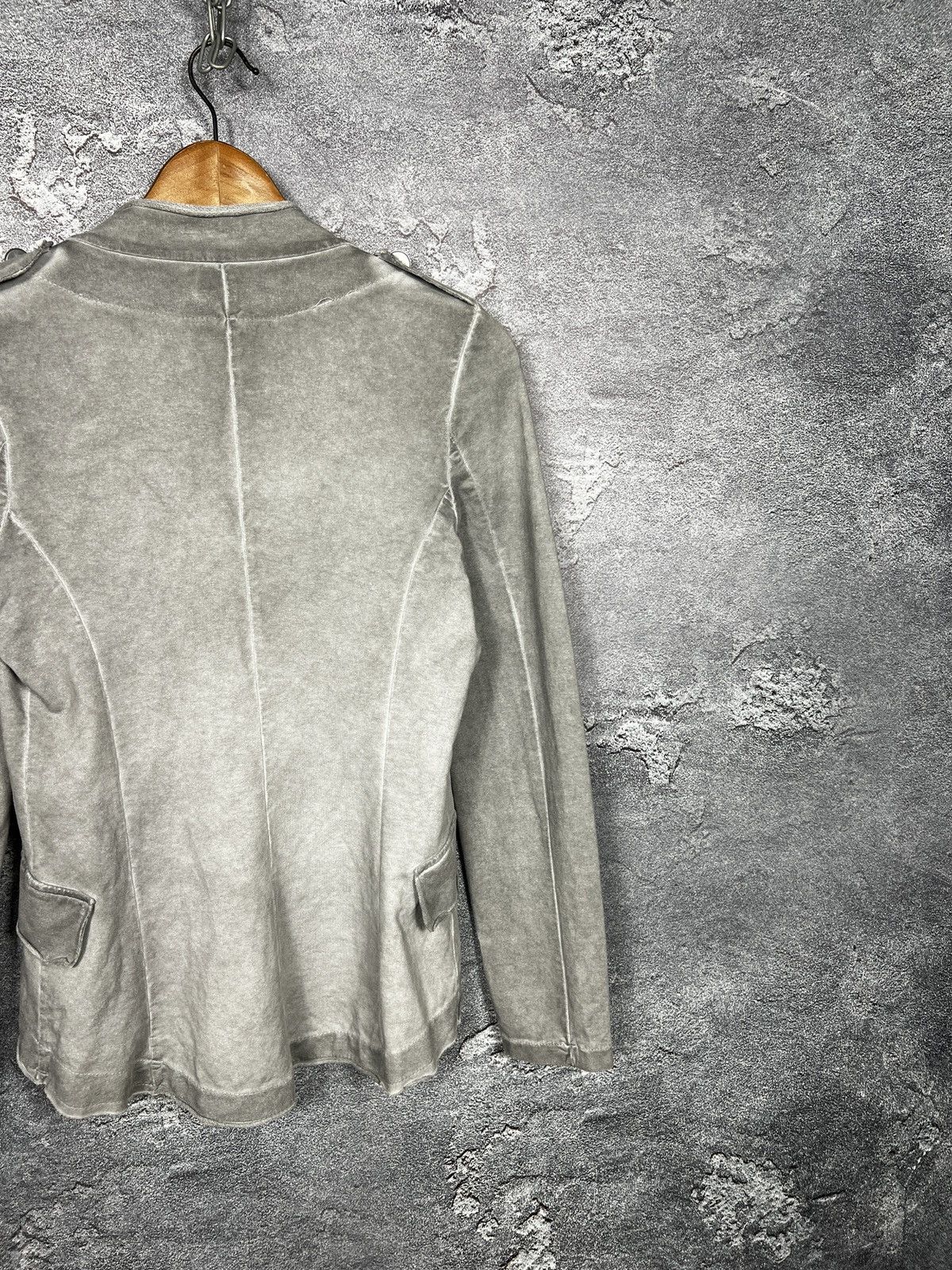 Hysteric Glamour 00s Military Napoleon Washed Jacket Gothic Balmain Style Size M / US 6-8 / IT 42-44 - 11 Thumbnail
