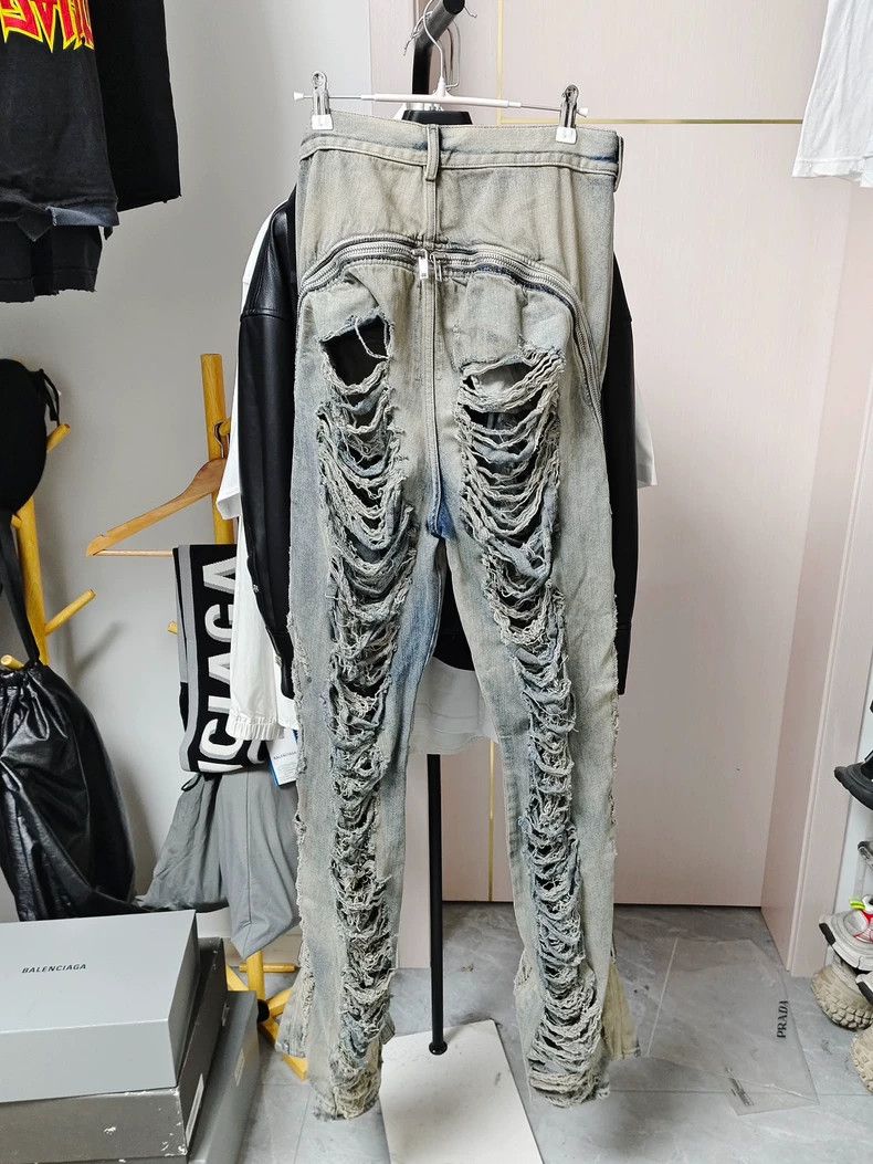 Rick Owens Rick owensZipper Pants 2503-Nextarrow Size US 32 / EU 48 - 3 Thumbnail