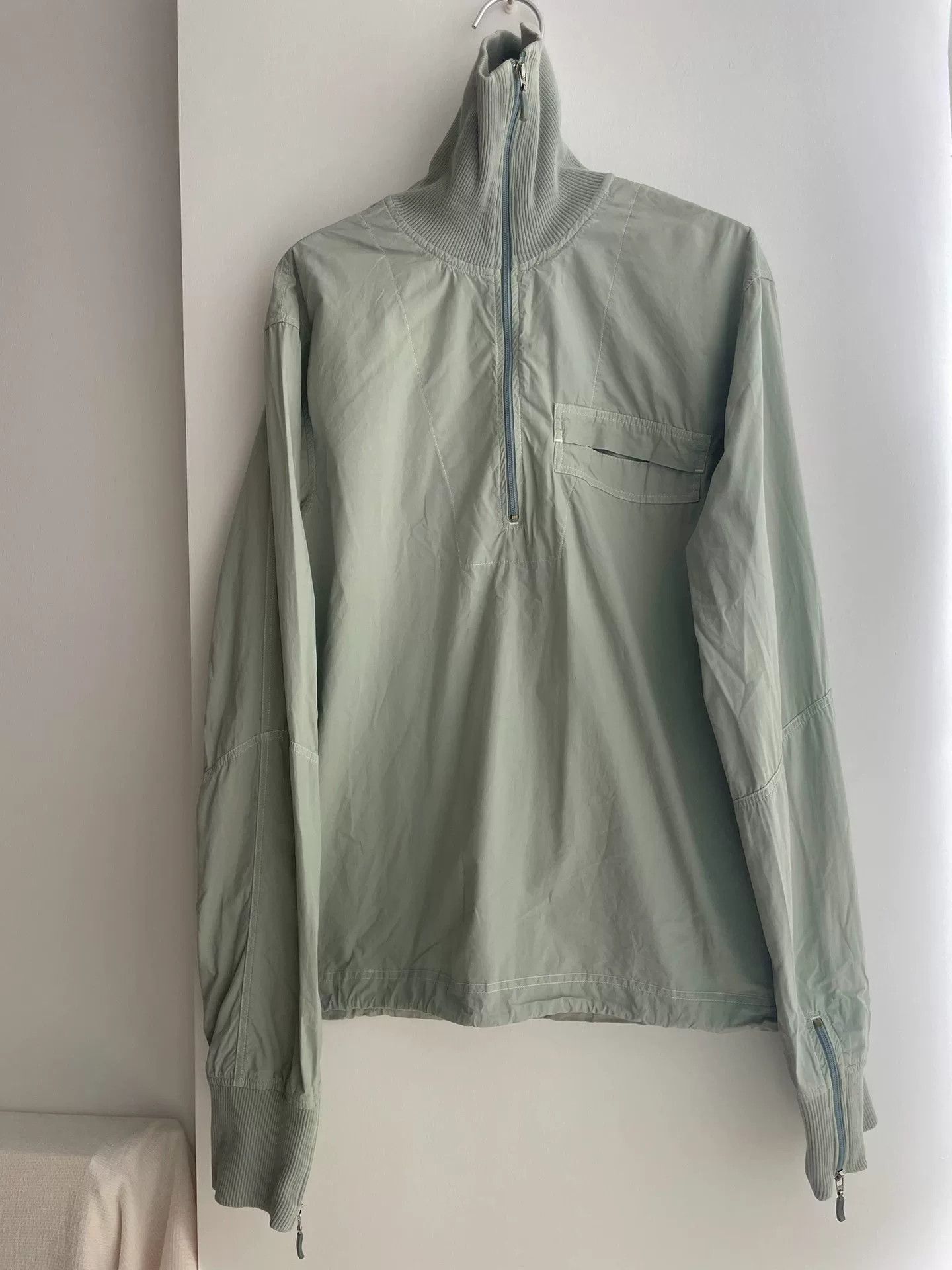 J.Lindeberg 00s J.Lindeberg High Neck Ribbed Shirt Size US M / EU 48-50 / 2 - 1 Thumbnail