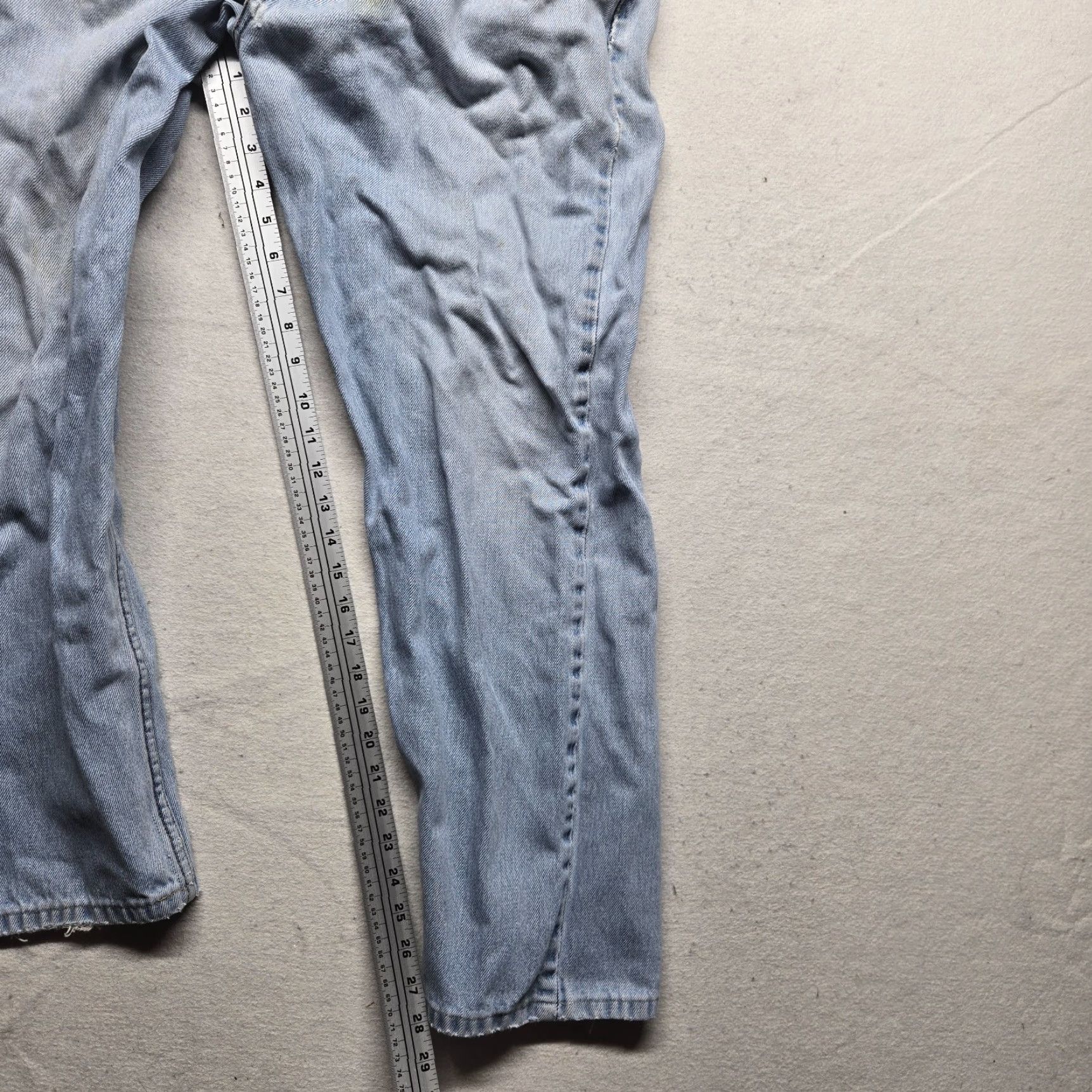 Levi's Levi's 505 Jeans Denim Pants Blue Regular Fit Straight Leg Adult Men's 36 x 30 Jeans Regular Men 36 Blue 80s 90s Classic Workwear Levi's 505 Size US 36 / EU 52 - 6 Thumbnail