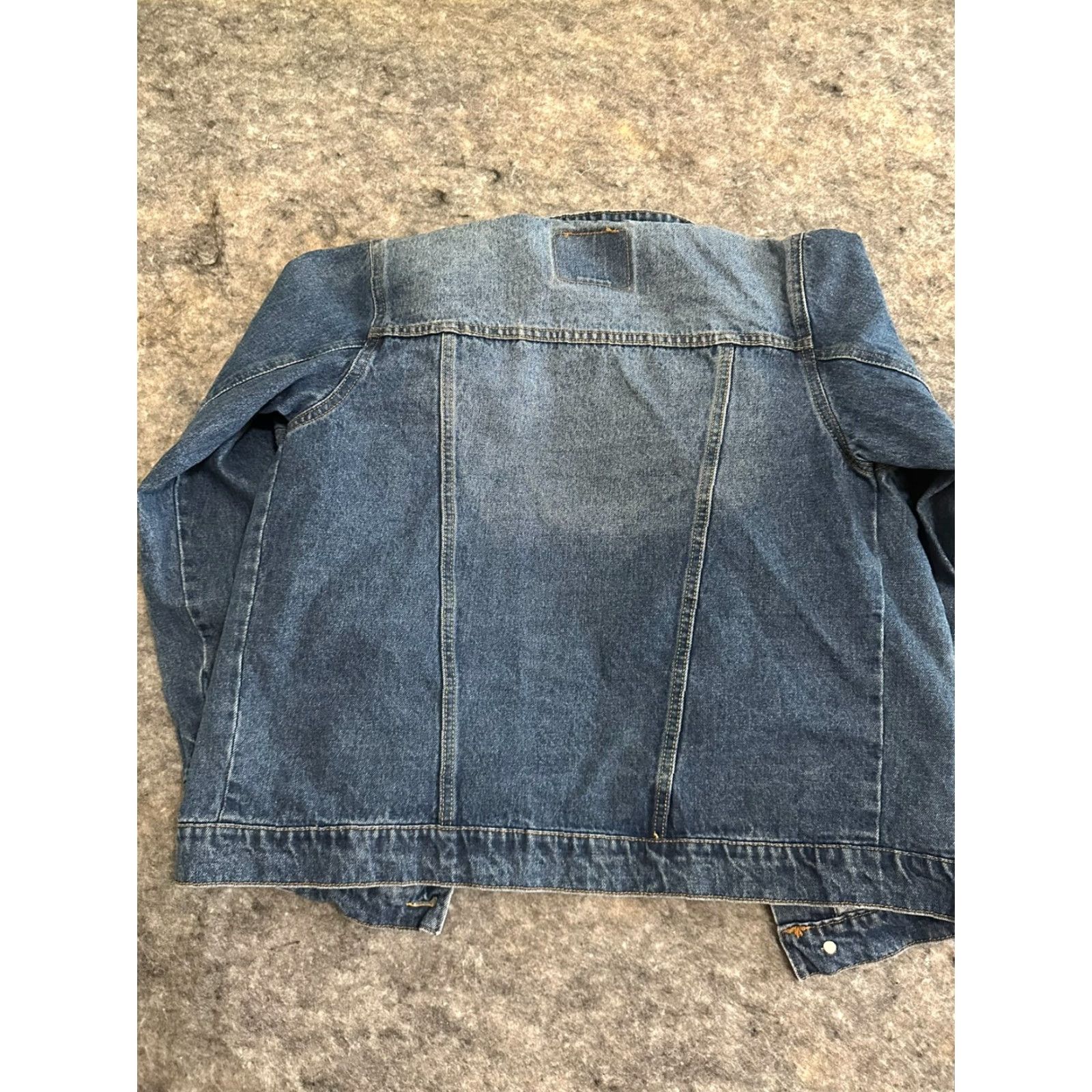 Levi's VINTAGE Levi’s Denim Jean Button Up Jacket Teens L Blue Button Levi’s Made & Crafted All Seasons Size US 33 - 3 Thumbnail