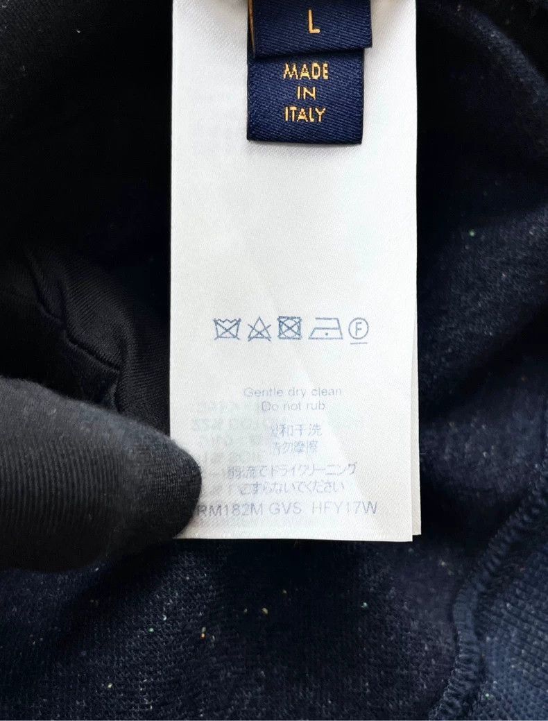 Louis Vuitton Louis Vuitton Dark Blue Polo Shirt with Pocket-2506 Size US L / EU 52-54 / 3 - 4 Thumbnail