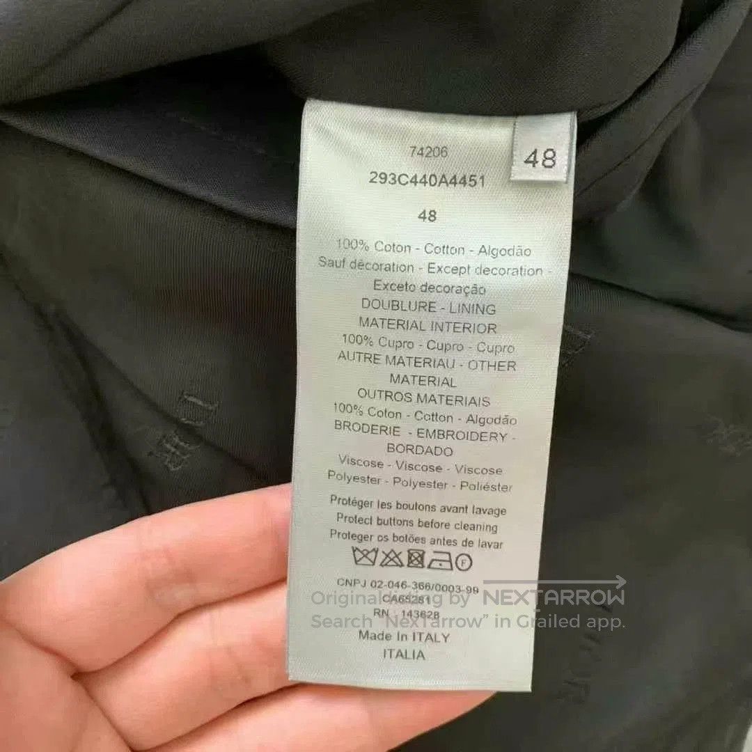 Dior dior black embroidered jacket for valentine's day. Size L / US 10 / IT 46 - 4 Thumbnail