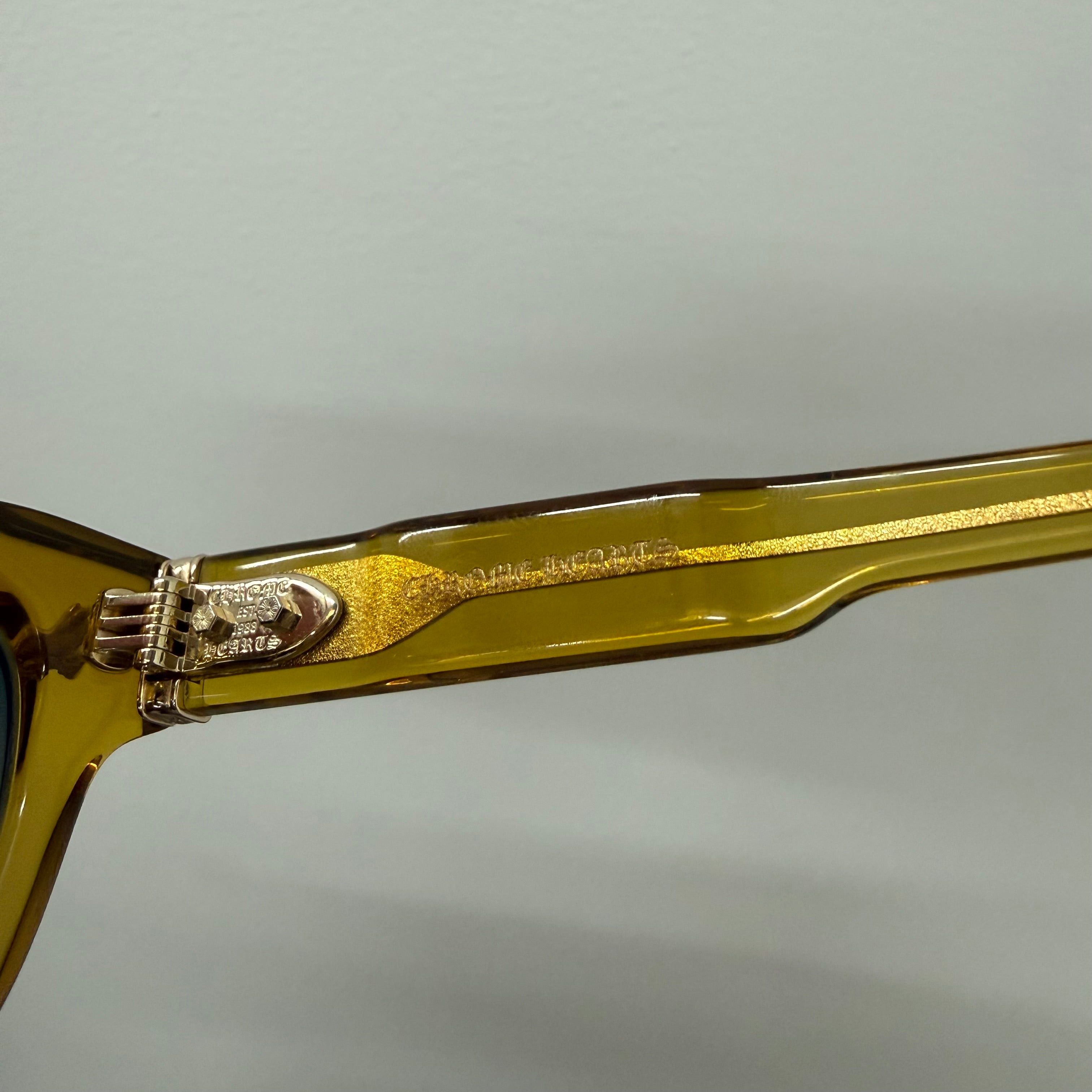 Chrome Hearts Chrome Hearts Dickfitzener Yellow Sunglasses Size ONE SIZE - 6 Thumbnail