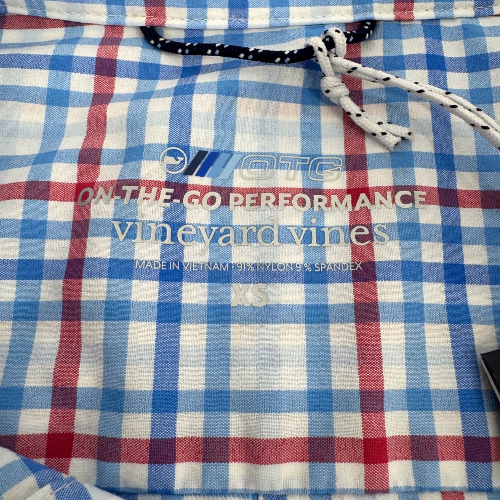 Vineyard Vines Vineyard Vines Mens XS Classic Fit On-the-Go Performance Plaid Shirt NWT Size US XS / EU 42 / 0 - 6 Thumbnail