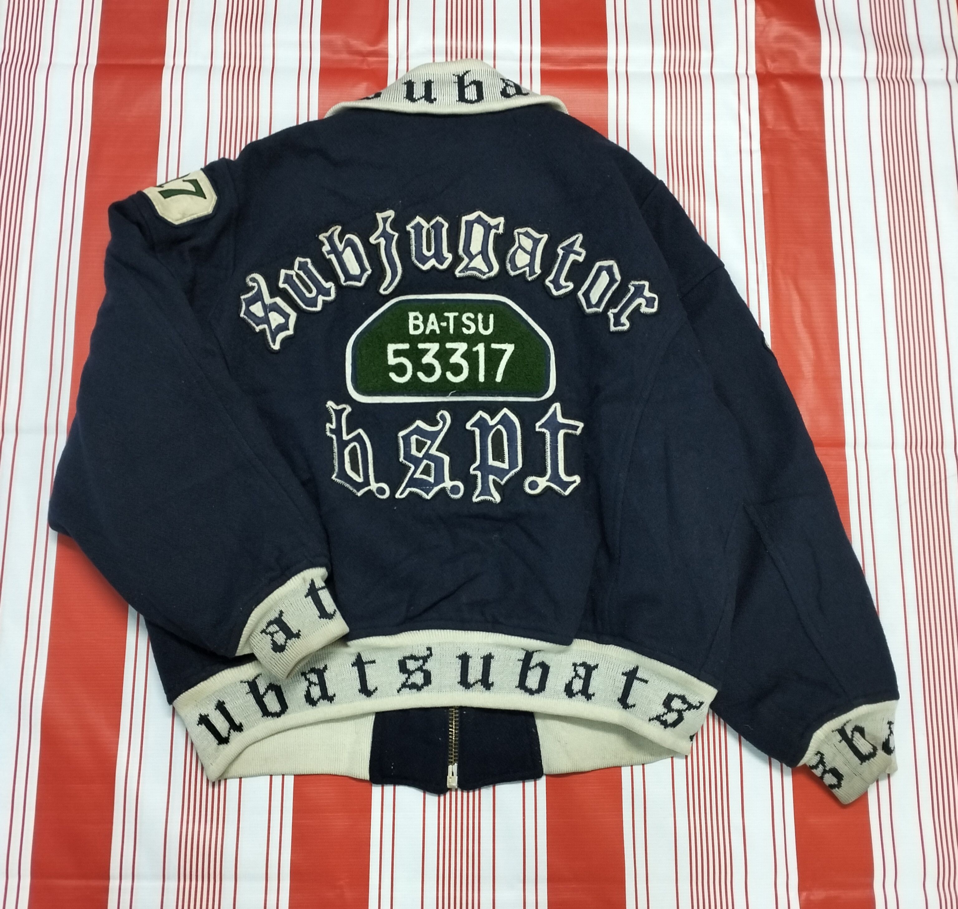 Vintage Vintage Batsu Wool Varsity Jacket | Grailed