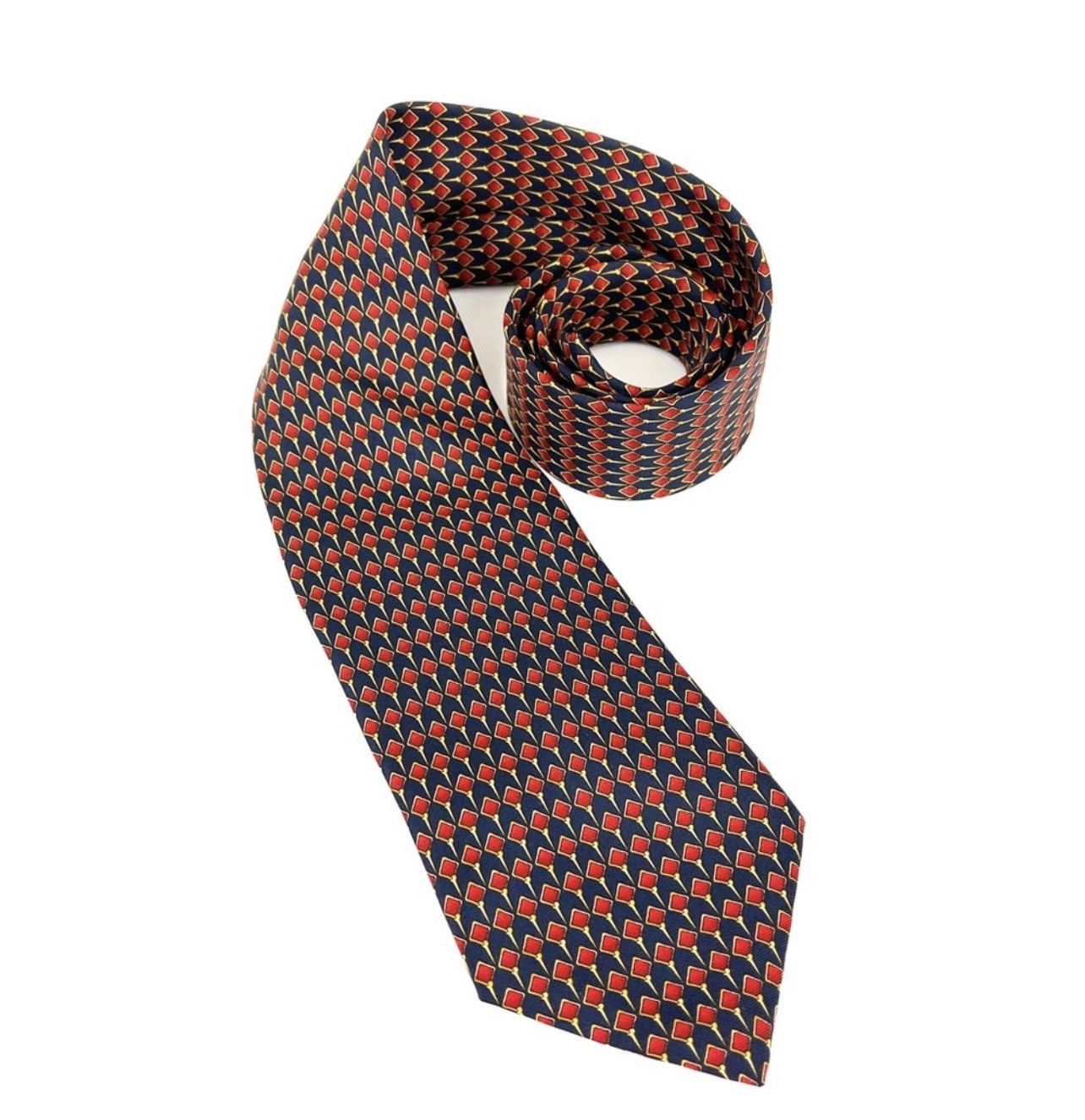 Burberry Burberry London Print 100% Silk Tie Men’s Size ONE SIZE - 1 Thumbnail