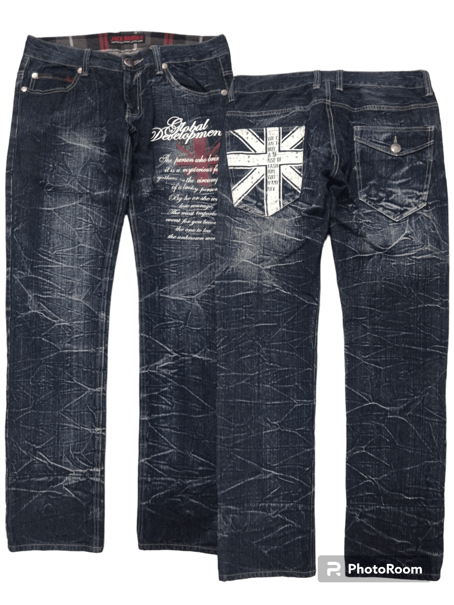 Japanese Brand SICK JACK SERIKA CRAFTED WITH EXPERT ARTIST WORK Size US 32 / EU 48 - 1 Thumbnail