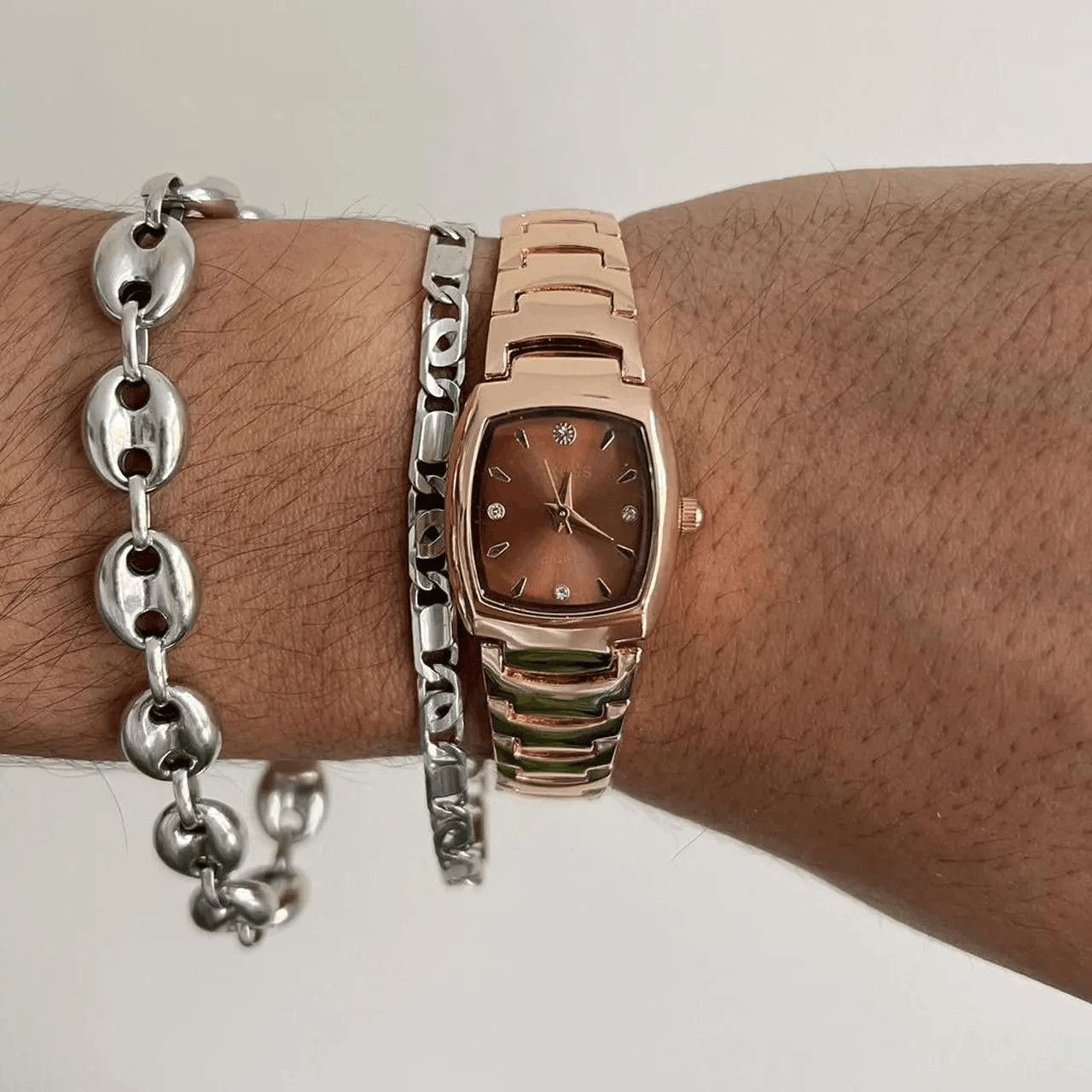 Jewelry 2000 vintage style stainless steel quartz oruss luxury watch Size ONE SIZE - 5 Thumbnail