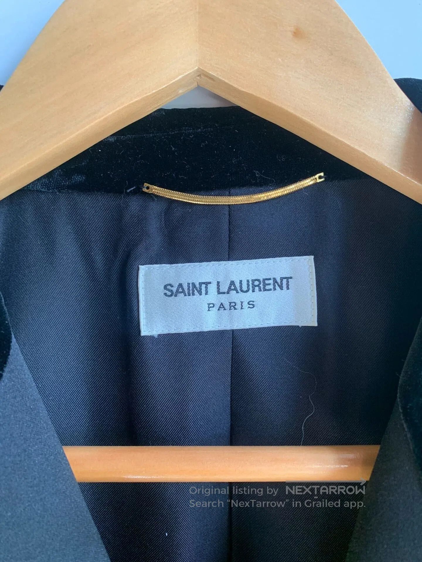Saint Laurent Paris Saint Laurent Black Velvet Blazer. Size US XS / EU 42 / 0 - 2 Thumbnail