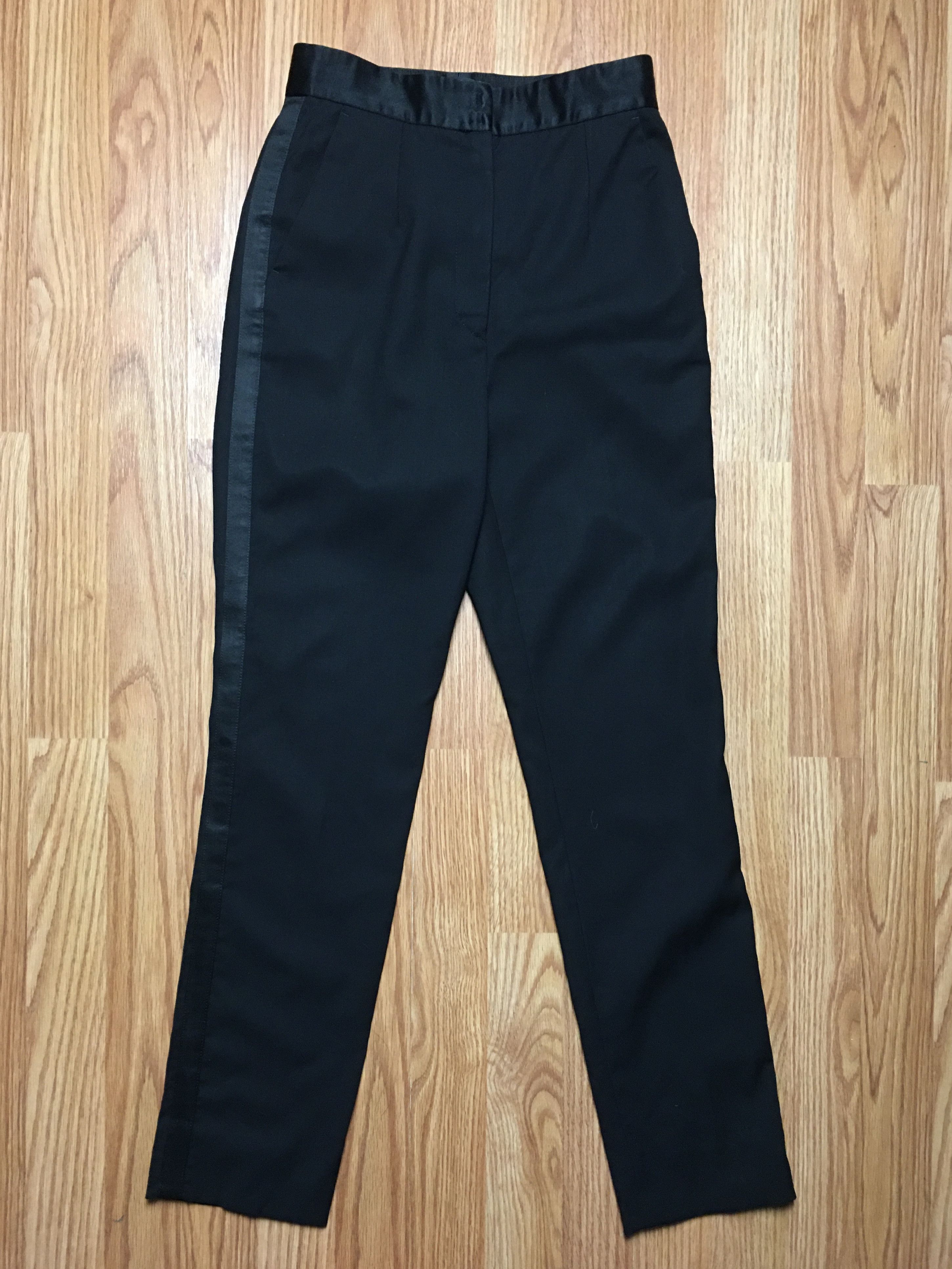 Dolce & Gabbana Dolce & Gabbana Wool Silk Elegant Womens Pants IT 38 Size 26" / US 2 / IT 38 - 2 Thumbnail