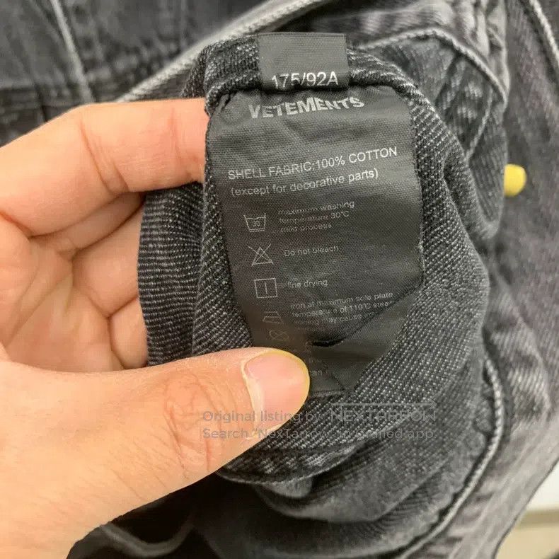 Vetements Vetements Denim Jacket Size L Size US L / EU 52-54 / 3 - 5 Thumbnail