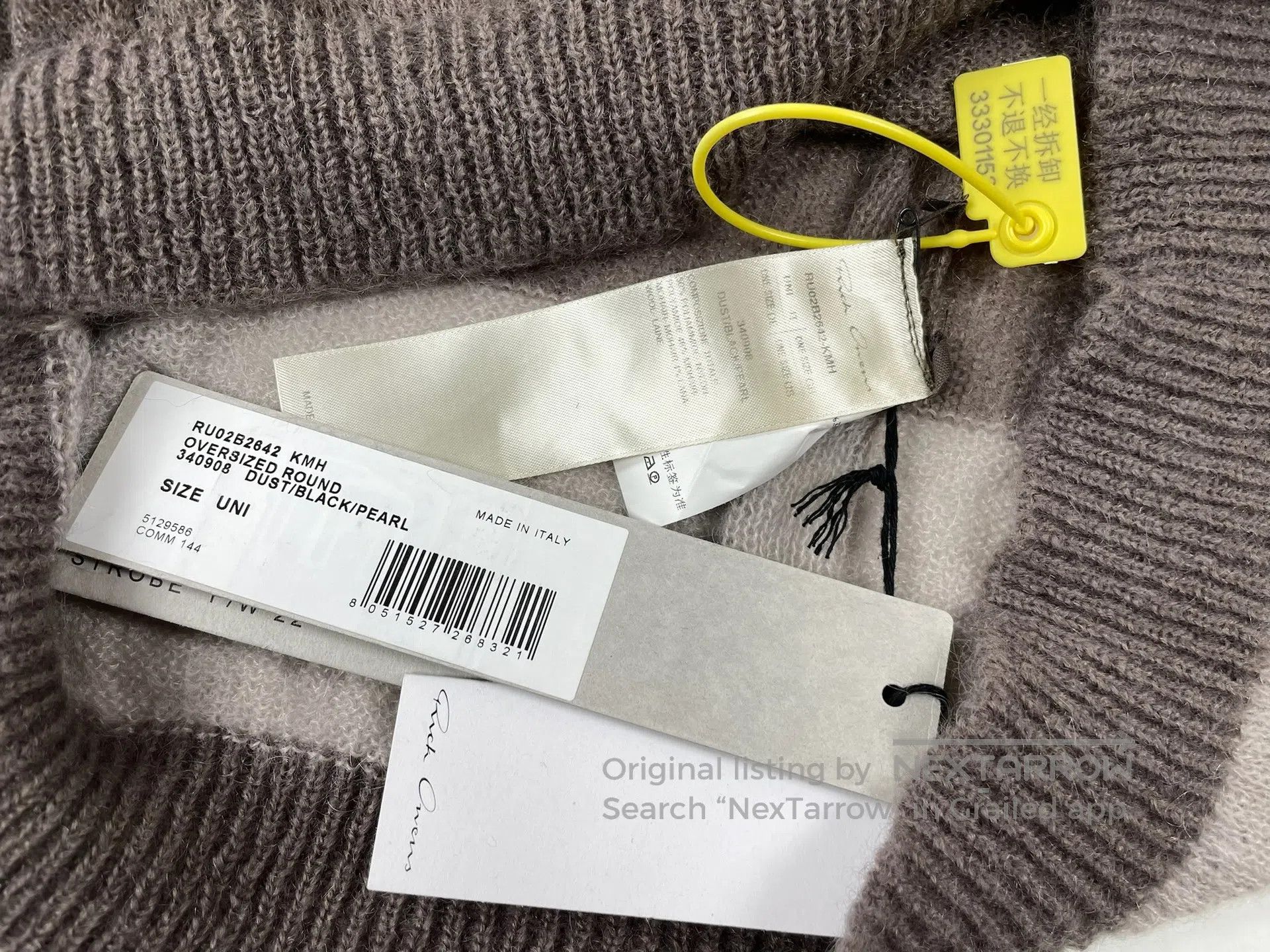 Rick Owens Rick Owens size F Striped Cashmere Sweater Size US XS / EU 42 / 0 - 5 Thumbnail