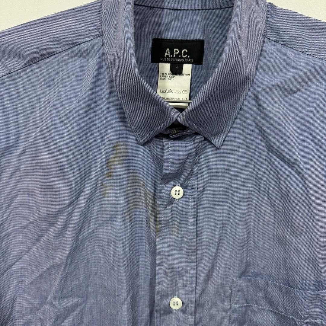 A.P.C. Vintage APC Blue Shirt Size US XL / EU 56 / 4 - 4 Thumbnail