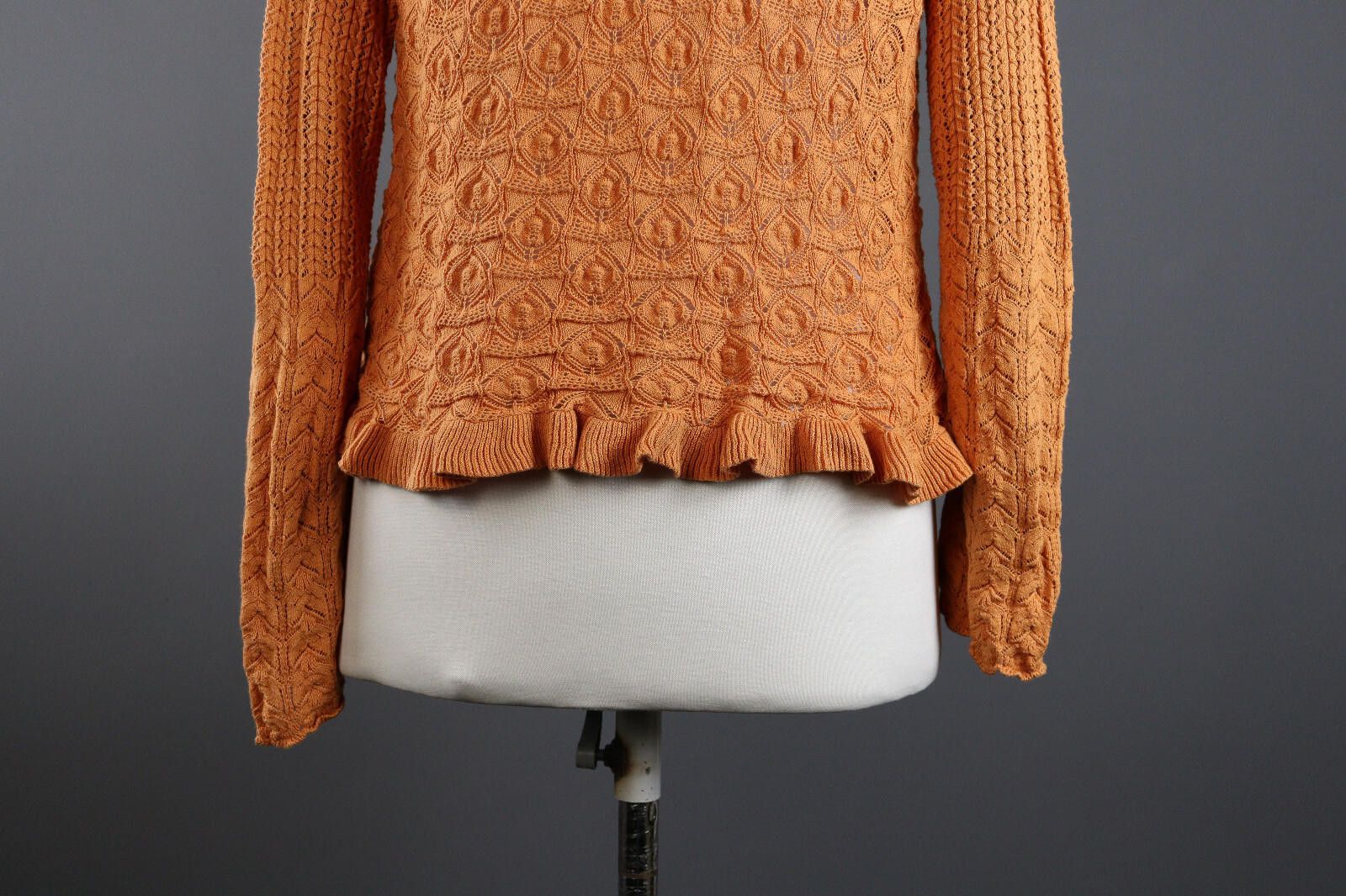 Designer Ladies Odd Molly Crochet Mesh Sweater Size 0 Size XS / US 0-2 / IT 36-38 - 8 Thumbnail