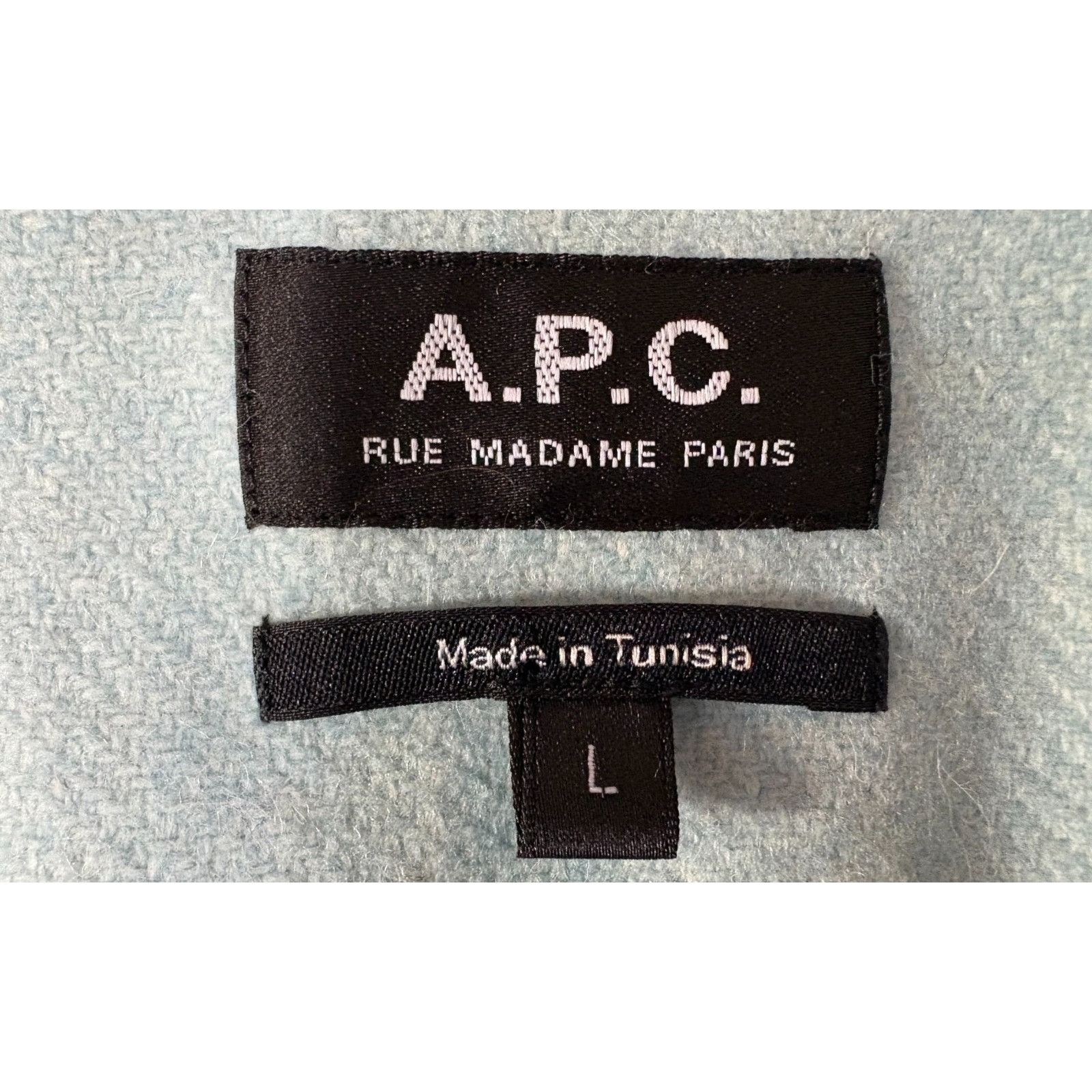 A.P.C. A.P.C. Rue Madame Paris Basile Wool Blend Yarn Dyed Oversize Size US L / EU 52-54 / 3 - 2 Thumbnail