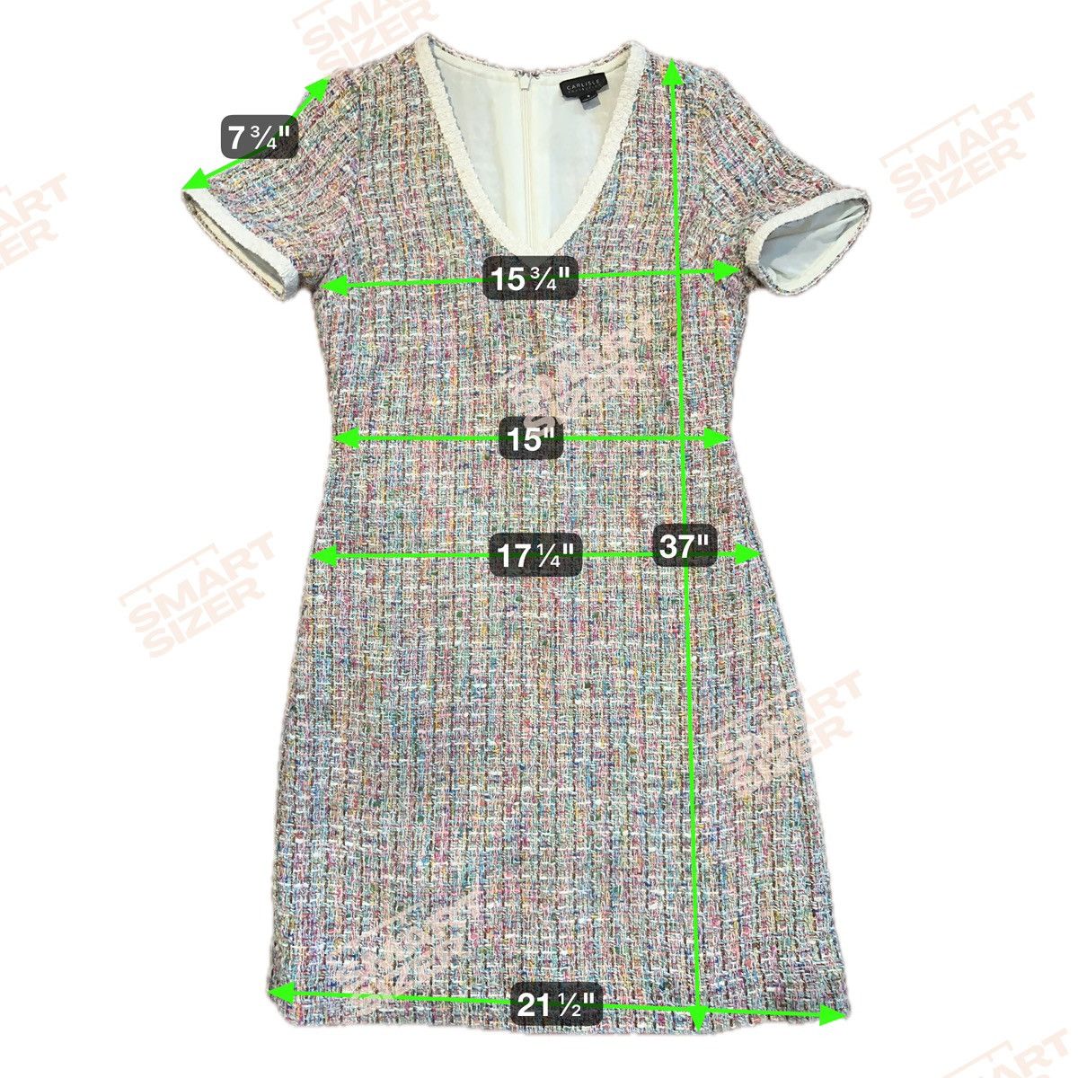 Other Carlisle Collection Tweed 'Bazar' Dress Size M / US 6-8 / IT 42-44 - 9 Thumbnail