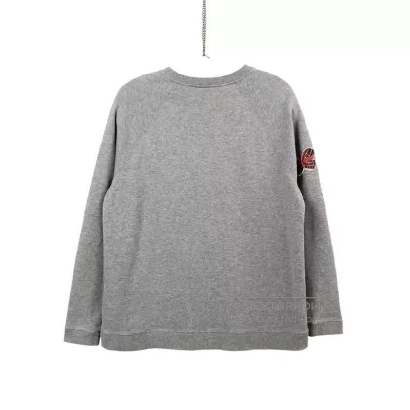 Valentino Valentino Gray Cotton Long Sleeve Sweatshirt . Size US M / EU 48-50 / 2 - 2 Thumbnail