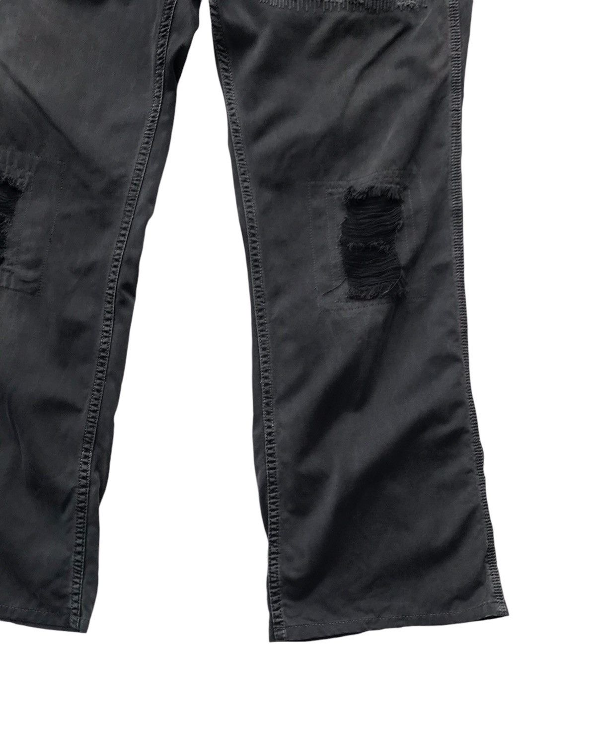 Designer LA Denim Artelier Ripped Streetwear Distressed Pants Size US 35 - 6 Thumbnail