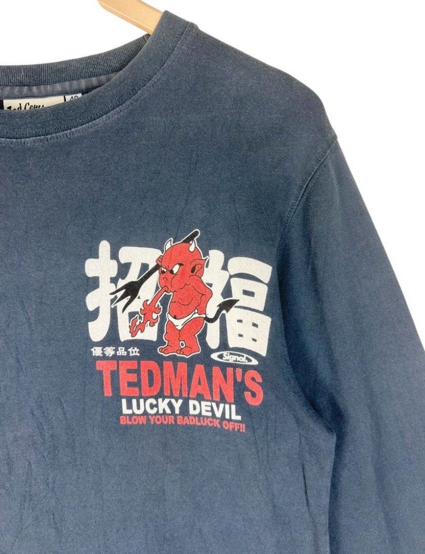 Tedman × Vintage Vintage Tedman Fire Fighter Y2K t shirt/ Streetwear Fashion Size US M / EU 48-50 / 2 - 3 Thumbnail