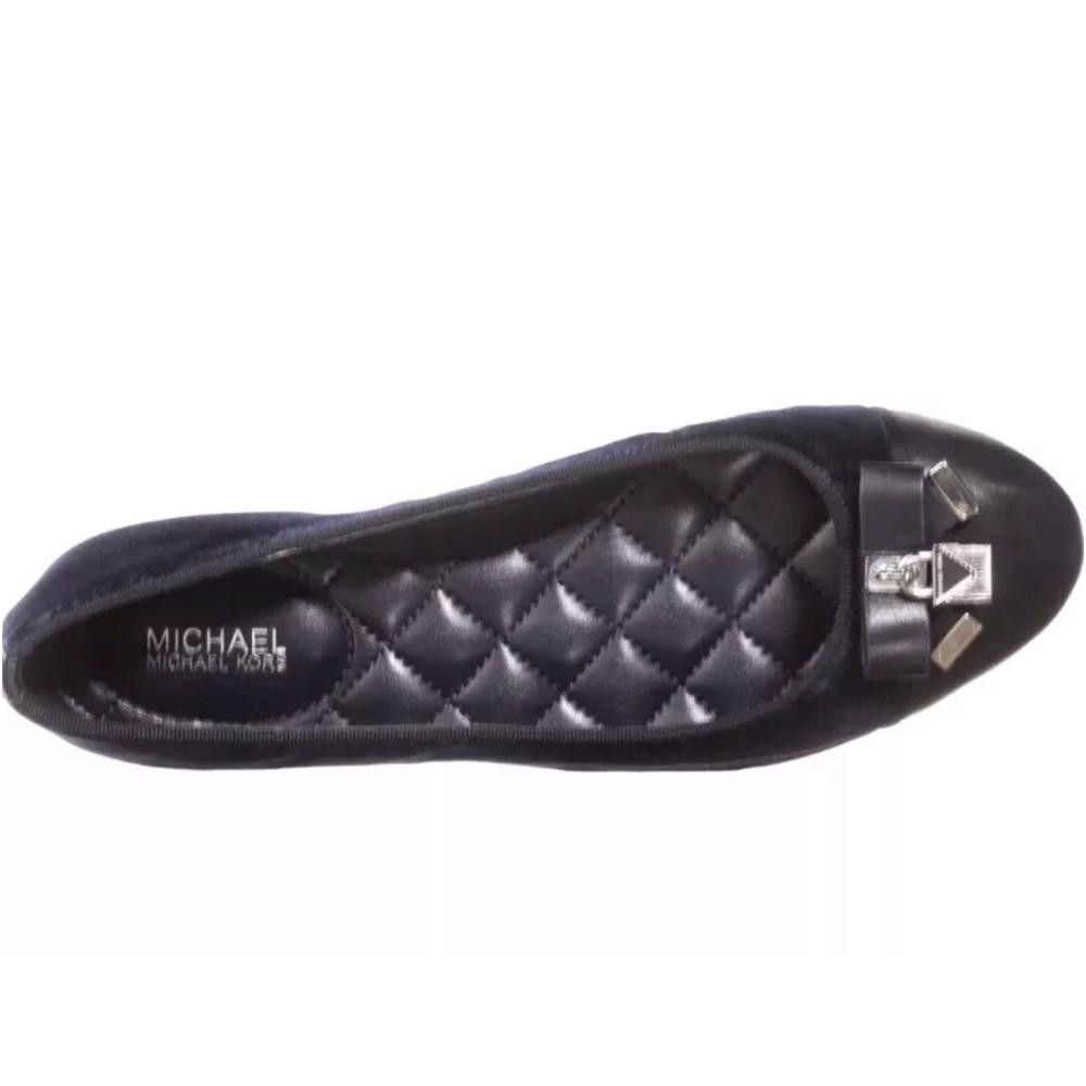 Michael Kors Michael Kors l Alice Ballet Blue Velvet Flats 10 Size US 10 / IT 40 - 1 Thumbnail