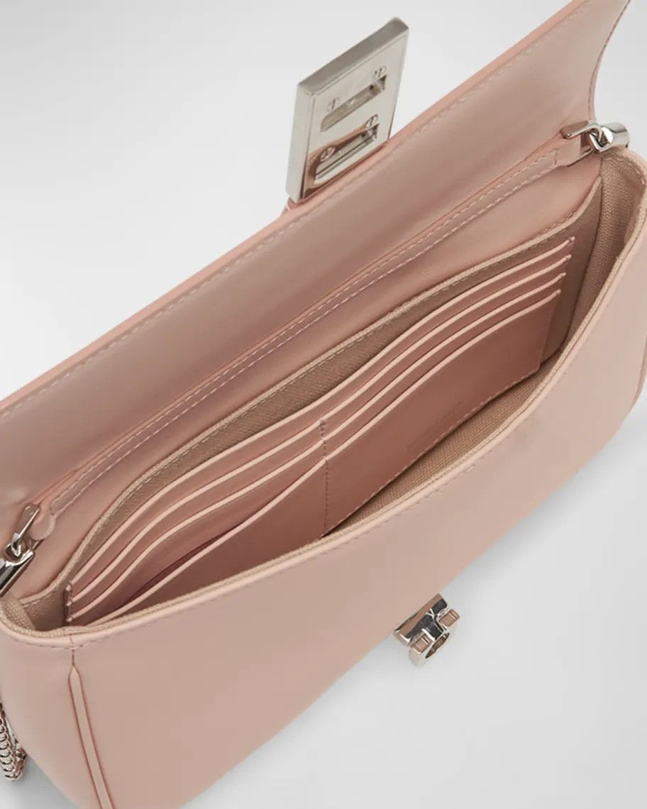 Salvatore Ferragamo o1s1rm0924 Size: OS / Flap Crossbody Bag in Pink Size ONE SIZE - 5 Thumbnail