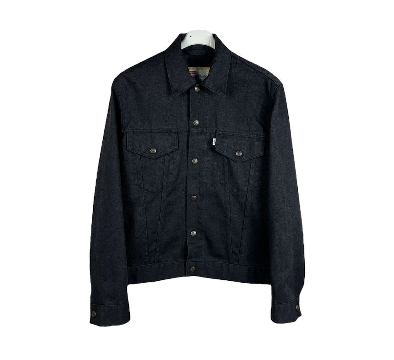 Levi's Vintage 90s Levi’s Sta-Prest denim trucker jacket levis logo Size XL / US 12-14 / IT 48-50 - 1 Thumbnail