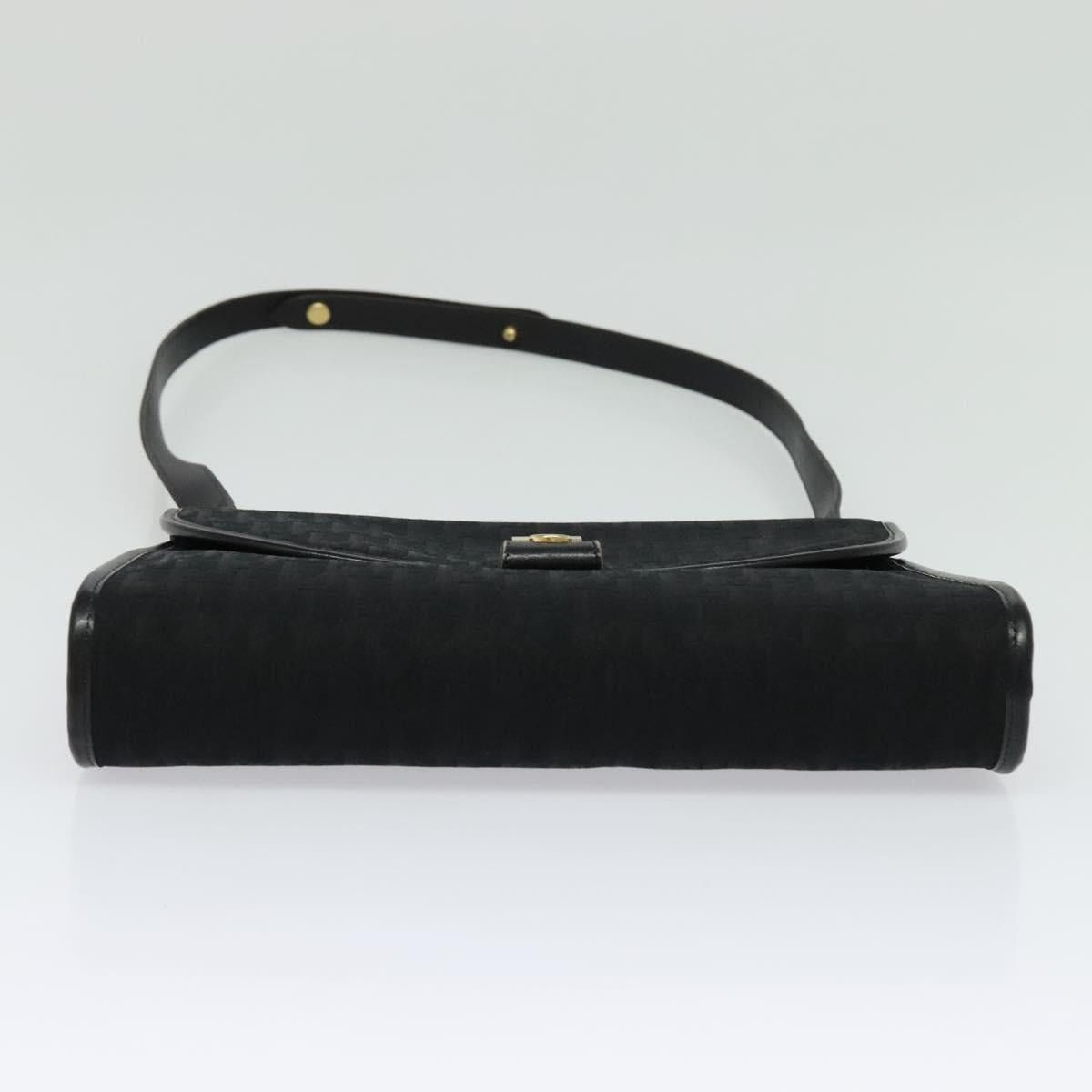 Dior DIOR Trotter Canvas Shoulder Bag Black Gold Size ONE SIZE - 9 Thumbnail
