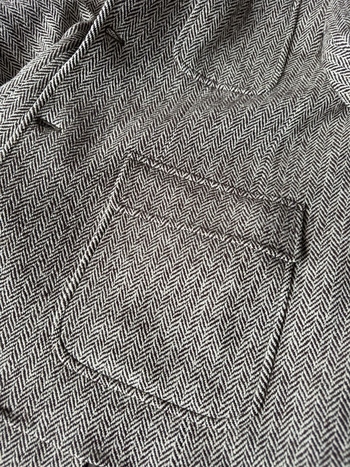 Ralph Lauren POLO RALPH LAUREN Herringbone Wool Tweed Jacket Blazer Coat Size 44R - 17 Thumbnail