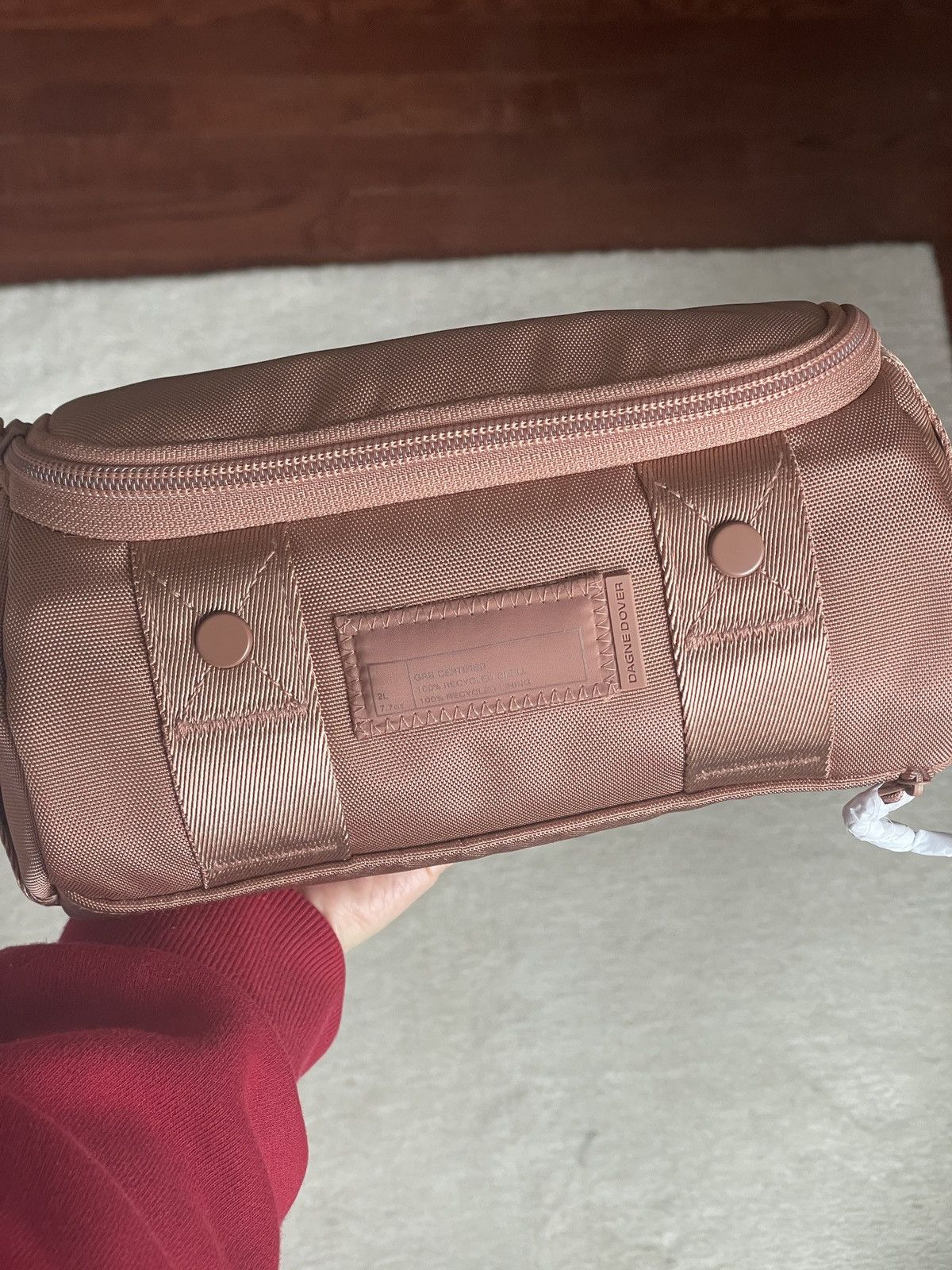 Dagne Dover Dagne Dover Small Seoul Dopp Kit in Warm Dust Size ONE SIZE - 1 Thumbnail
