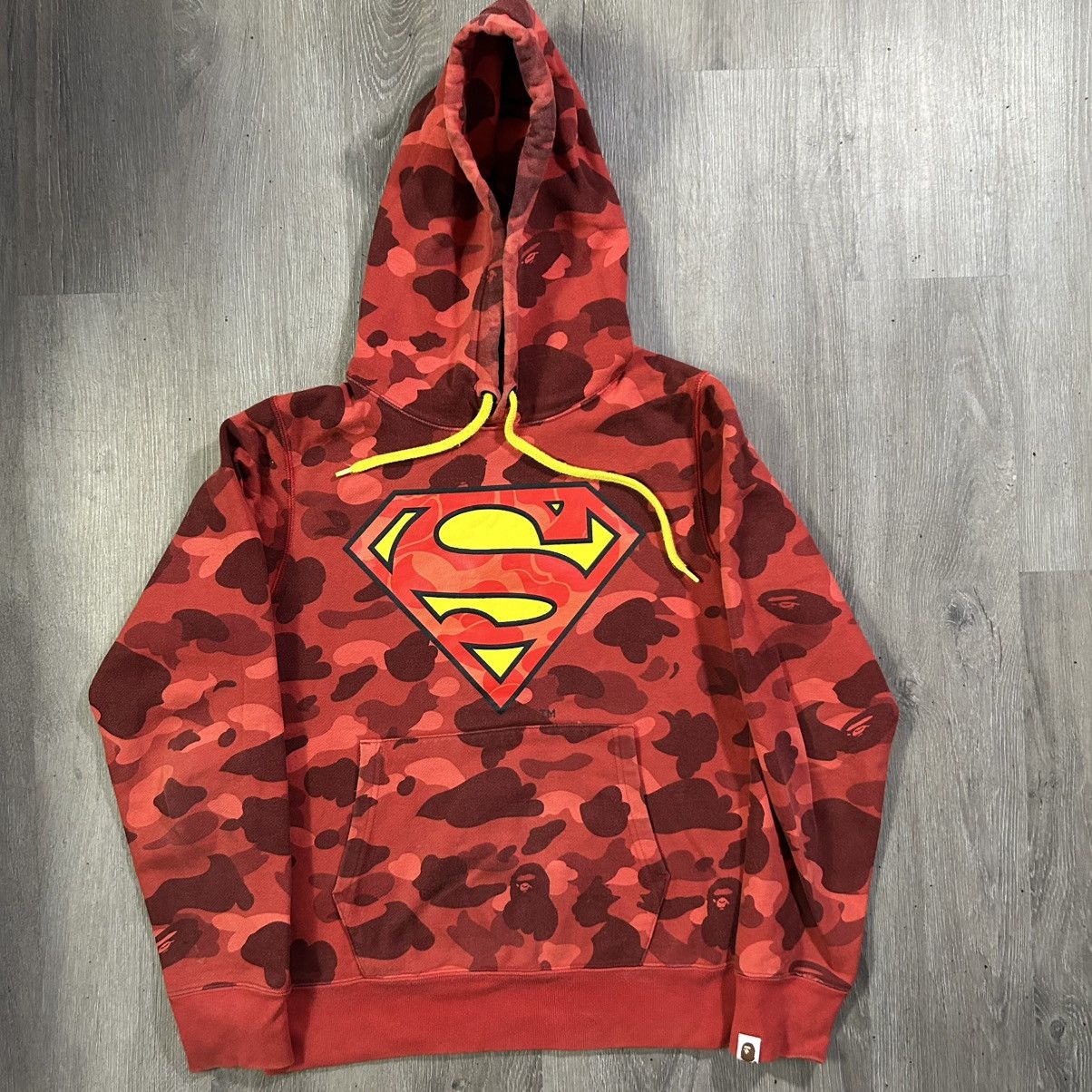 Bape BAPE x Superman Pull Over Hoodie Size US S / EU 44-46 / 1 - 1 Thumbnail