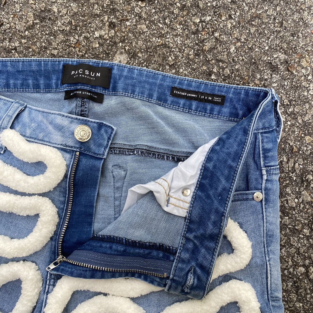 Jean Pascun Stacked Skinny Jeans Active Stretch Denim Size US 32 / EU 48 - 6 Thumbnail