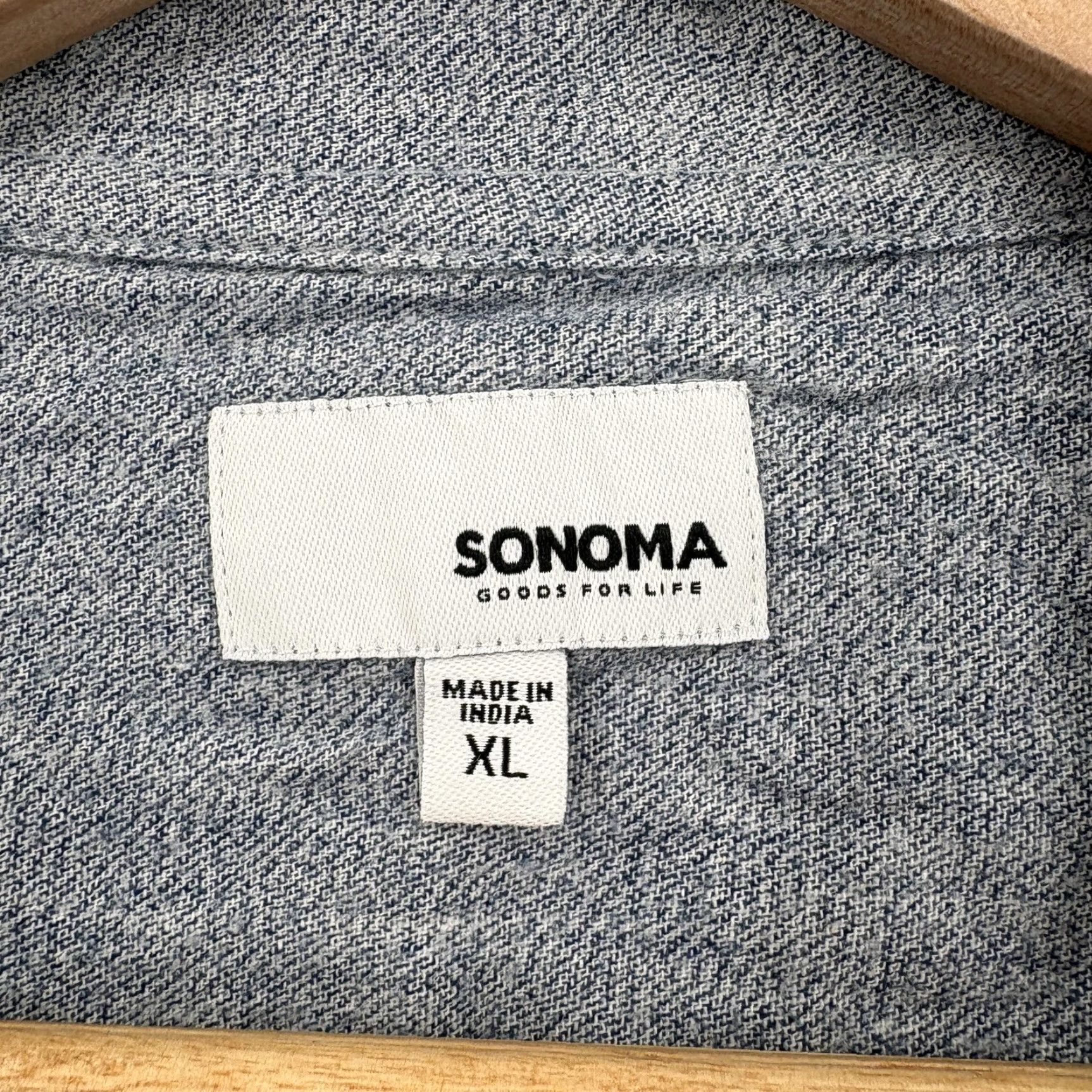 Vintage Sonoma Shirt Mens XL Gray Supersoft Flannel Button Front Long Sleeve NWT Size US XL / EU 56 / 4 - 3 Thumbnail