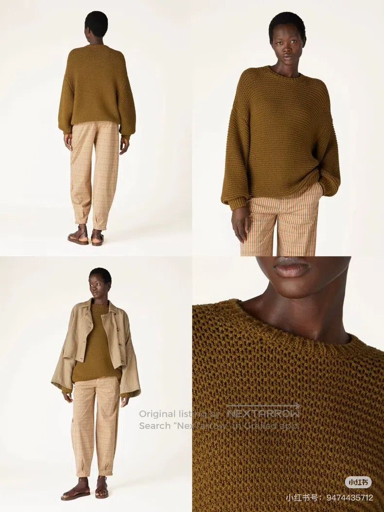 Loro Piana Loro Piana 24 Spring/Summer Coarse Knit Sweater with Lante Size S / US 4 / IT 40 - 3 Thumbnail