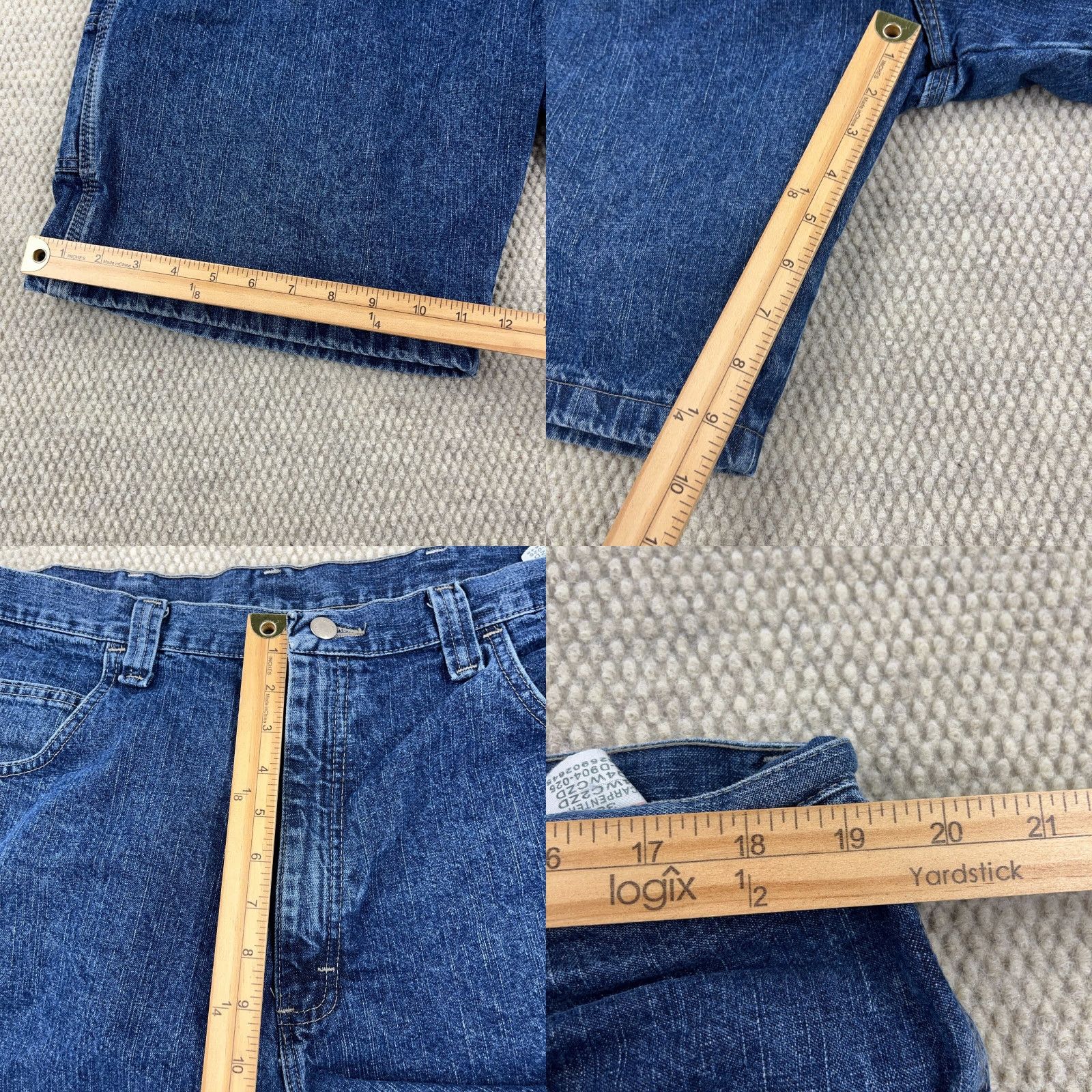 Wrangler Vintage Wrangler Shorts Men 38 Carpenter Baggy Y2K 00s Skater Cyber Work Wear R3 Size US 38 / EU 54 - 8 Thumbnail