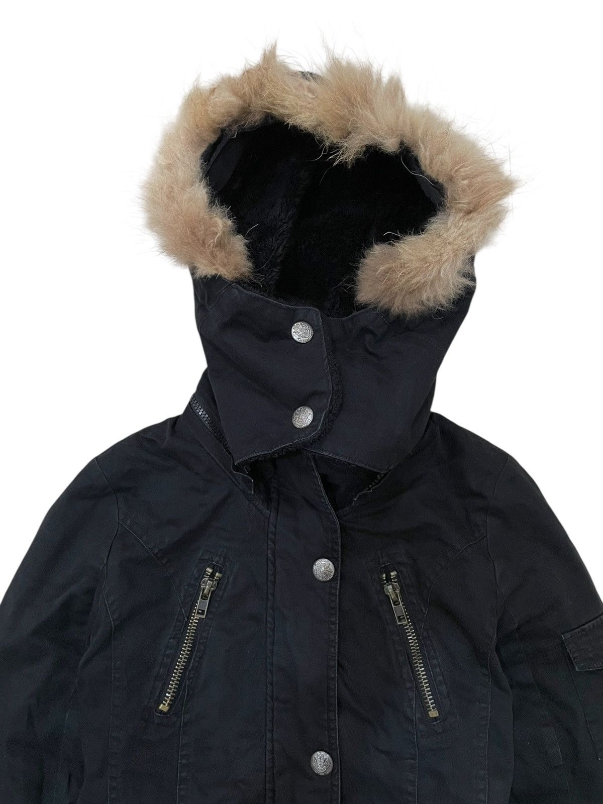 If Six Was Nine 2000s Vence Exchange - Vkei Raccoon Fur Hoodie Jacket Size US S / EU 44-46 / 1 - 4 Thumbnail